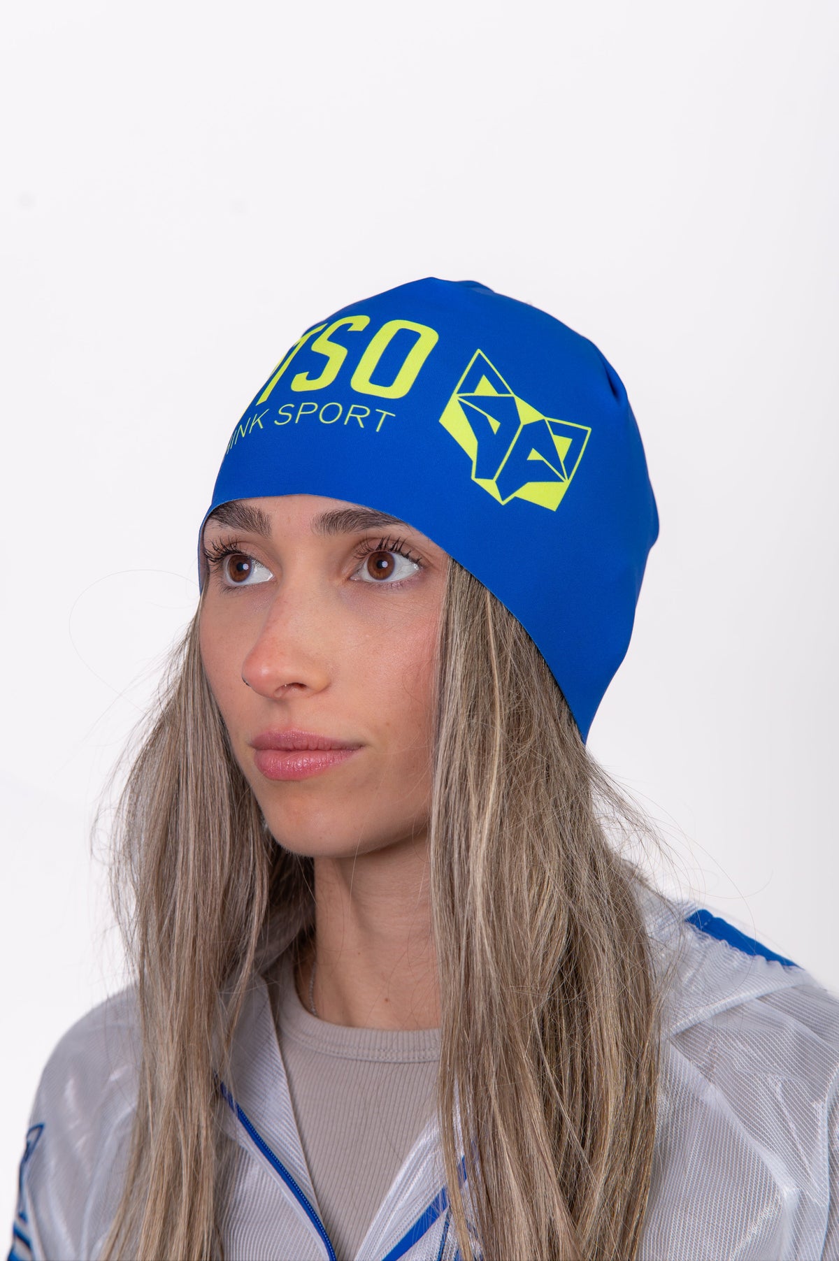 OTSO Sportmütze - Electric Blue & Fluo Yellow – Produktansicht 3
