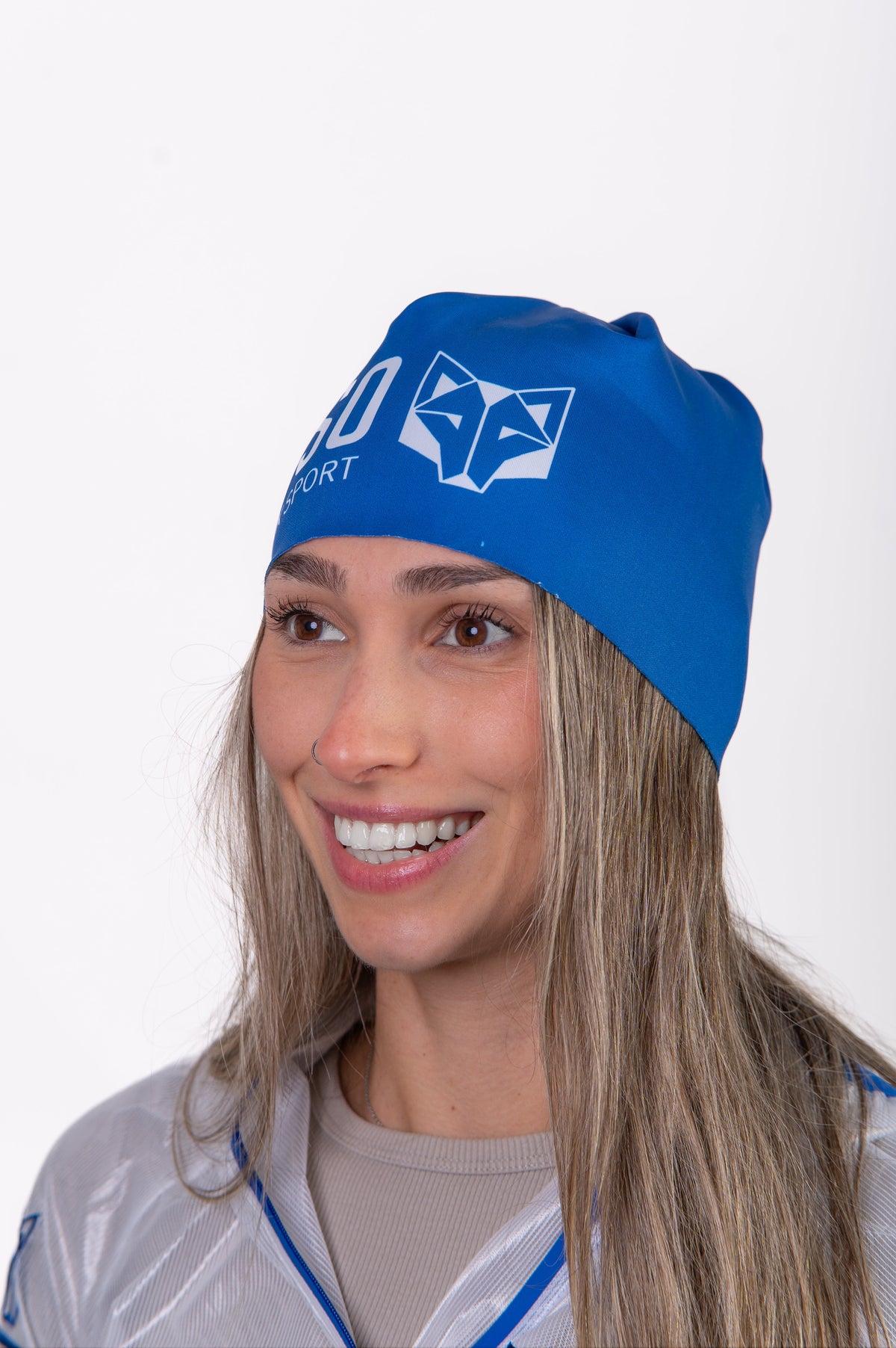 OTSO Sportmütze - Electric Blue & White – Produktansicht 3