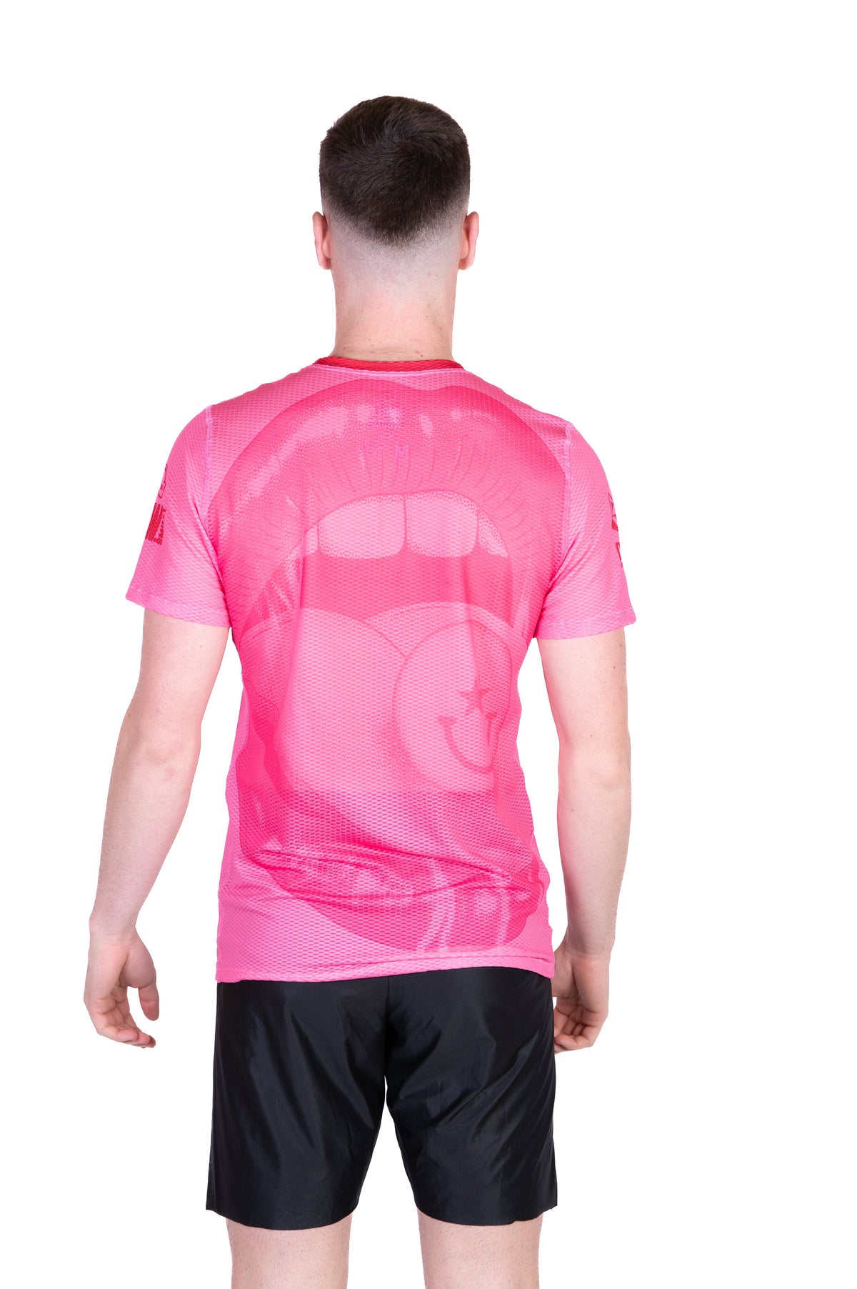 OTSO Herren Kurzarm-Funktionsshirt - S.W.Smiley Hella Good – Produktansicht 7