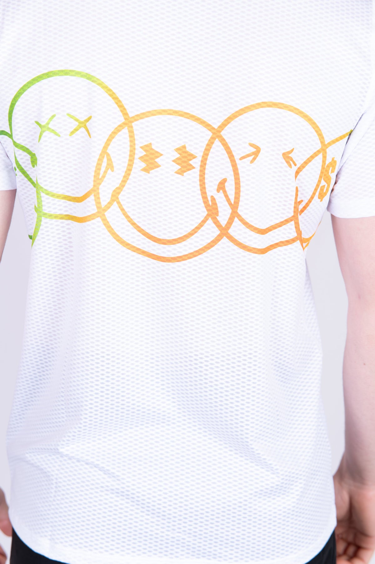 OTSO Herren Kurzarm-Funktionsshirt - S.W.Smiley Believe – Produktansicht 9