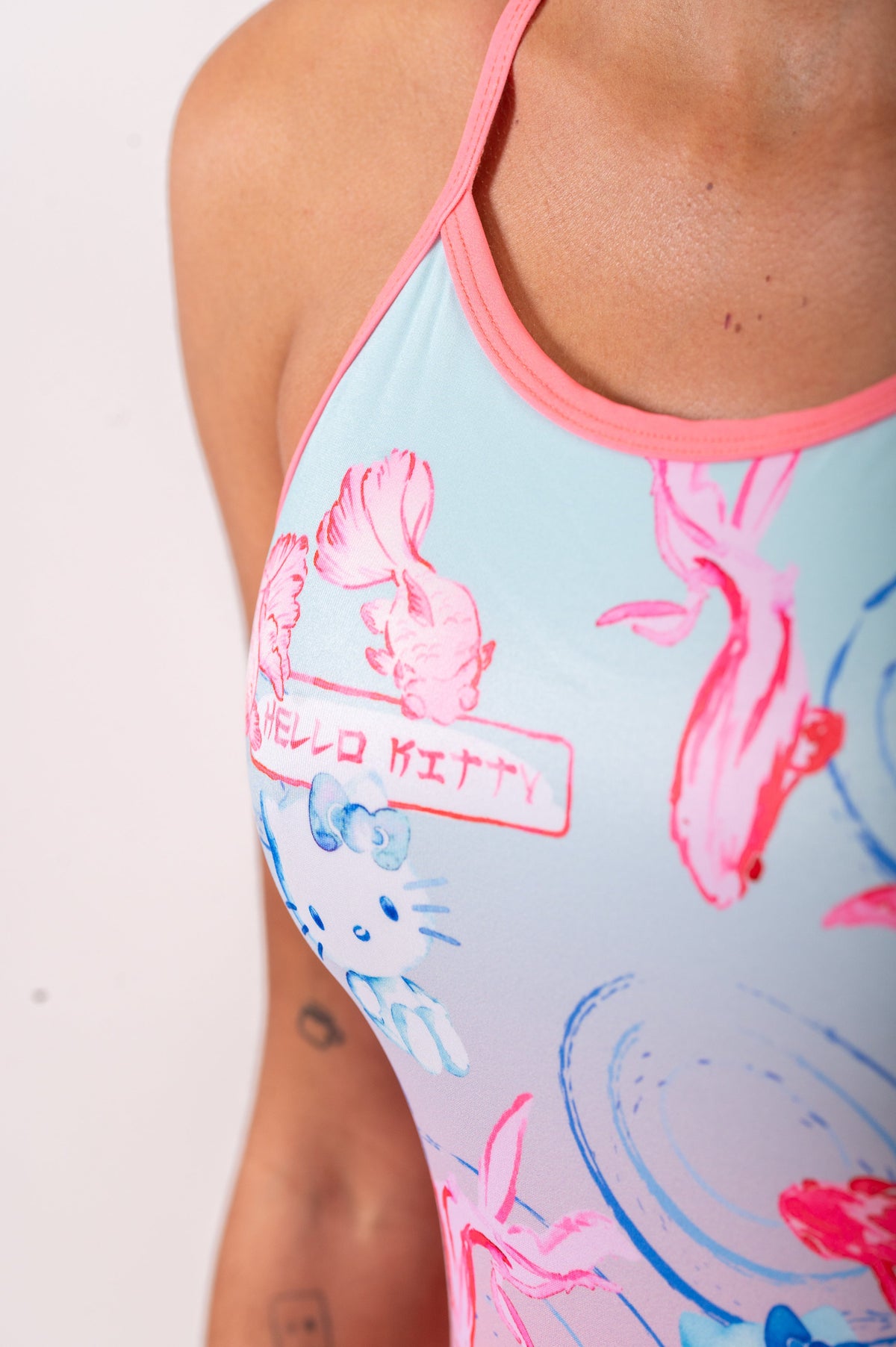 OTSO Damen/Mädchen Badeanzug - Hello Kitty Wave – Produktansicht 8
