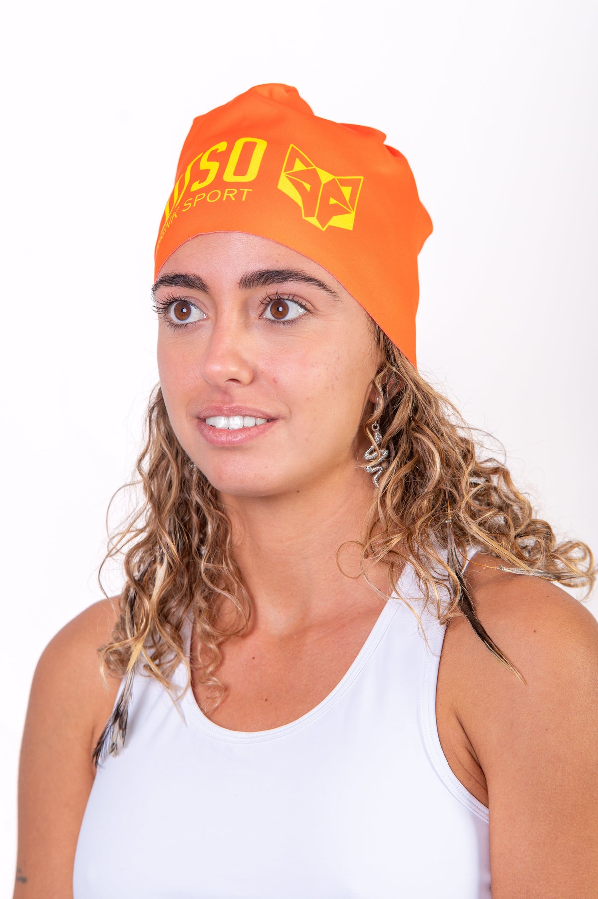 OTSO Sportmütze - Fluo Orange & Fluo Yellow – Produktansicht 3