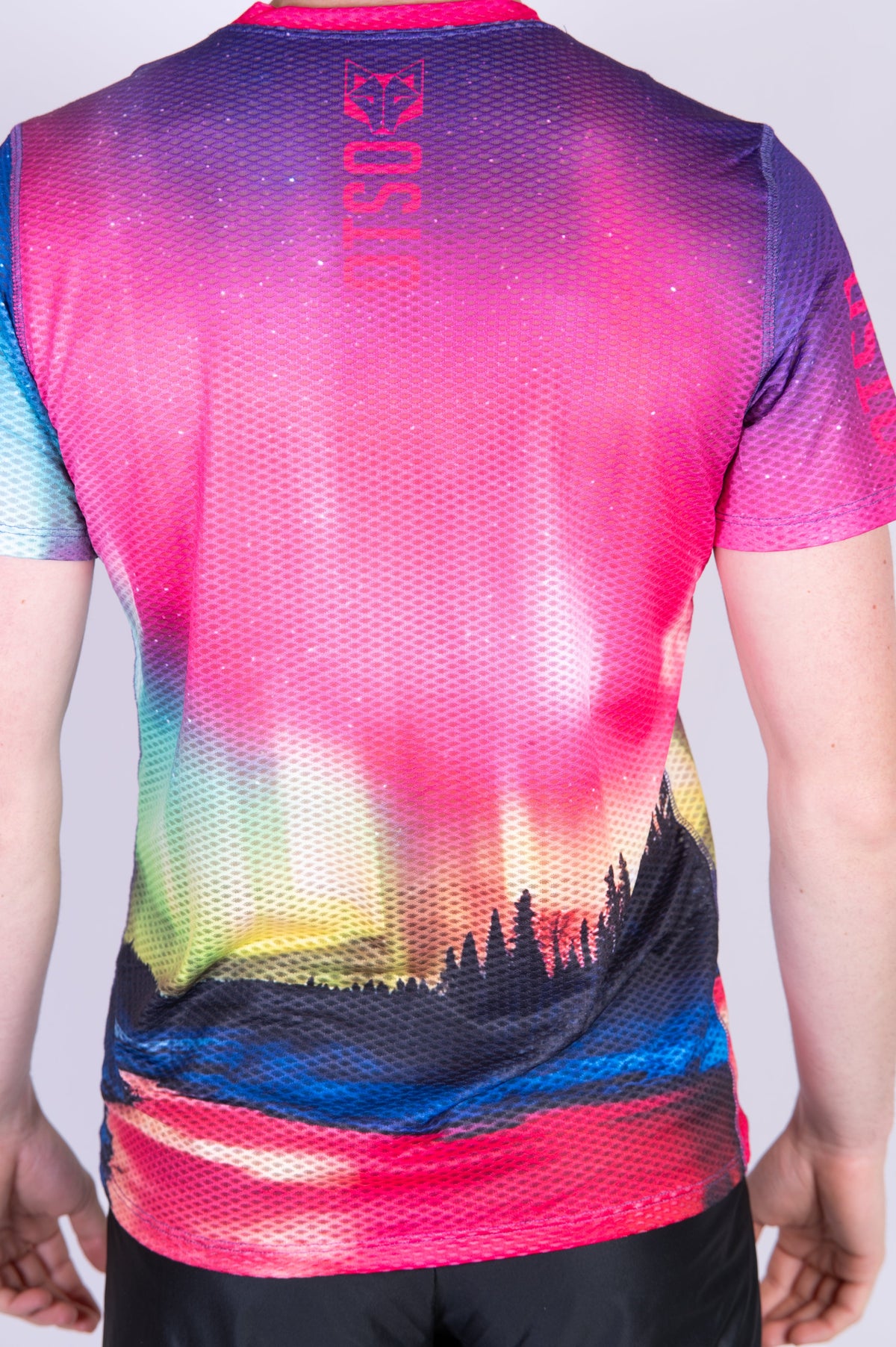 OTSO Herren Kurzarm-Funktionsshirt - Auroras boreales – Produktansicht 9