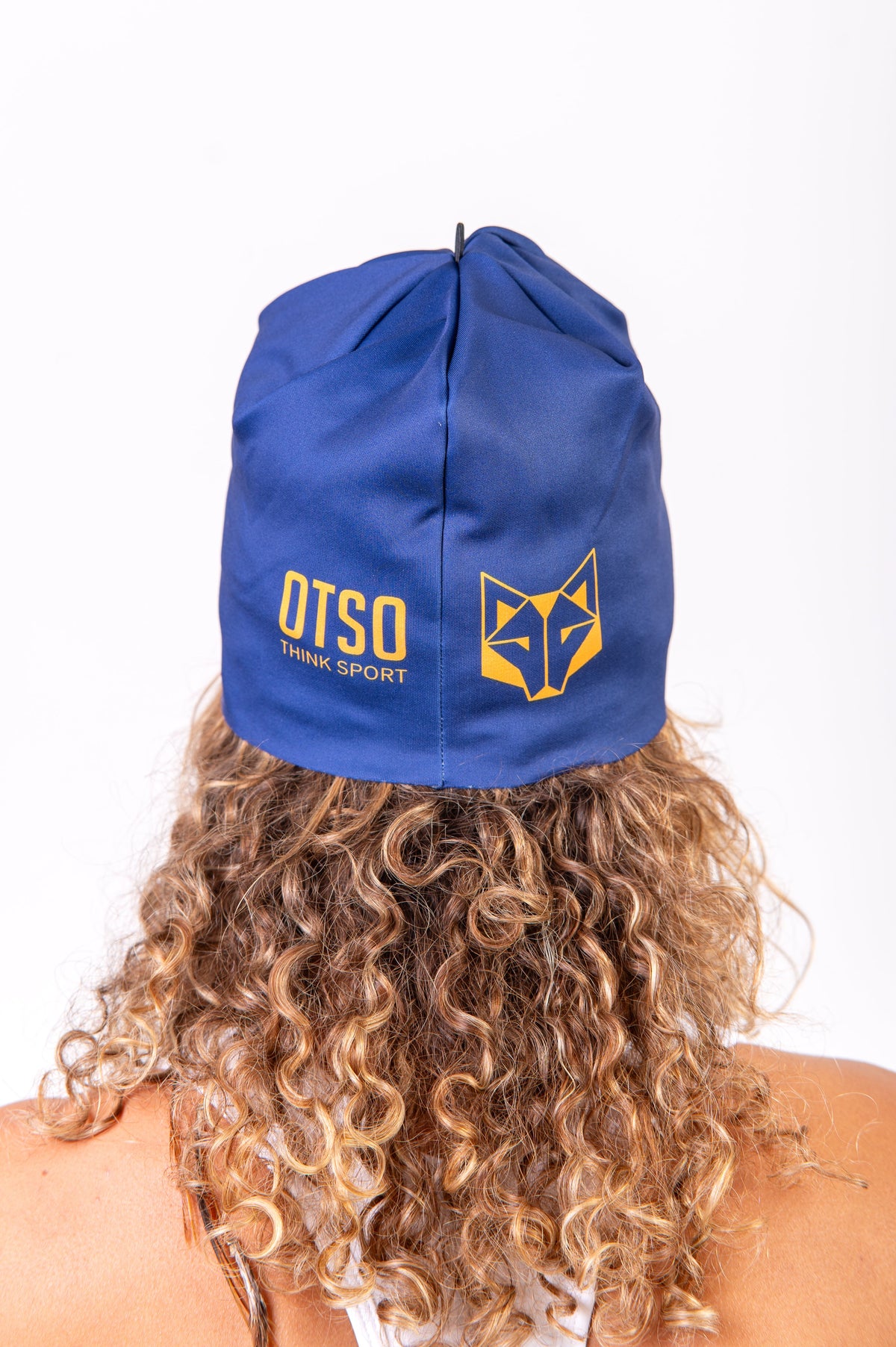 OTSO Sportmütze - Navy Blue & Fluo Orange – Produktansicht 5