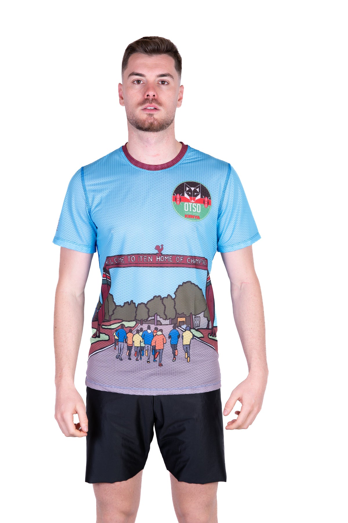 OTSO Herren Kurzarm-Funktionsshirt - Iten – Produktansicht 3