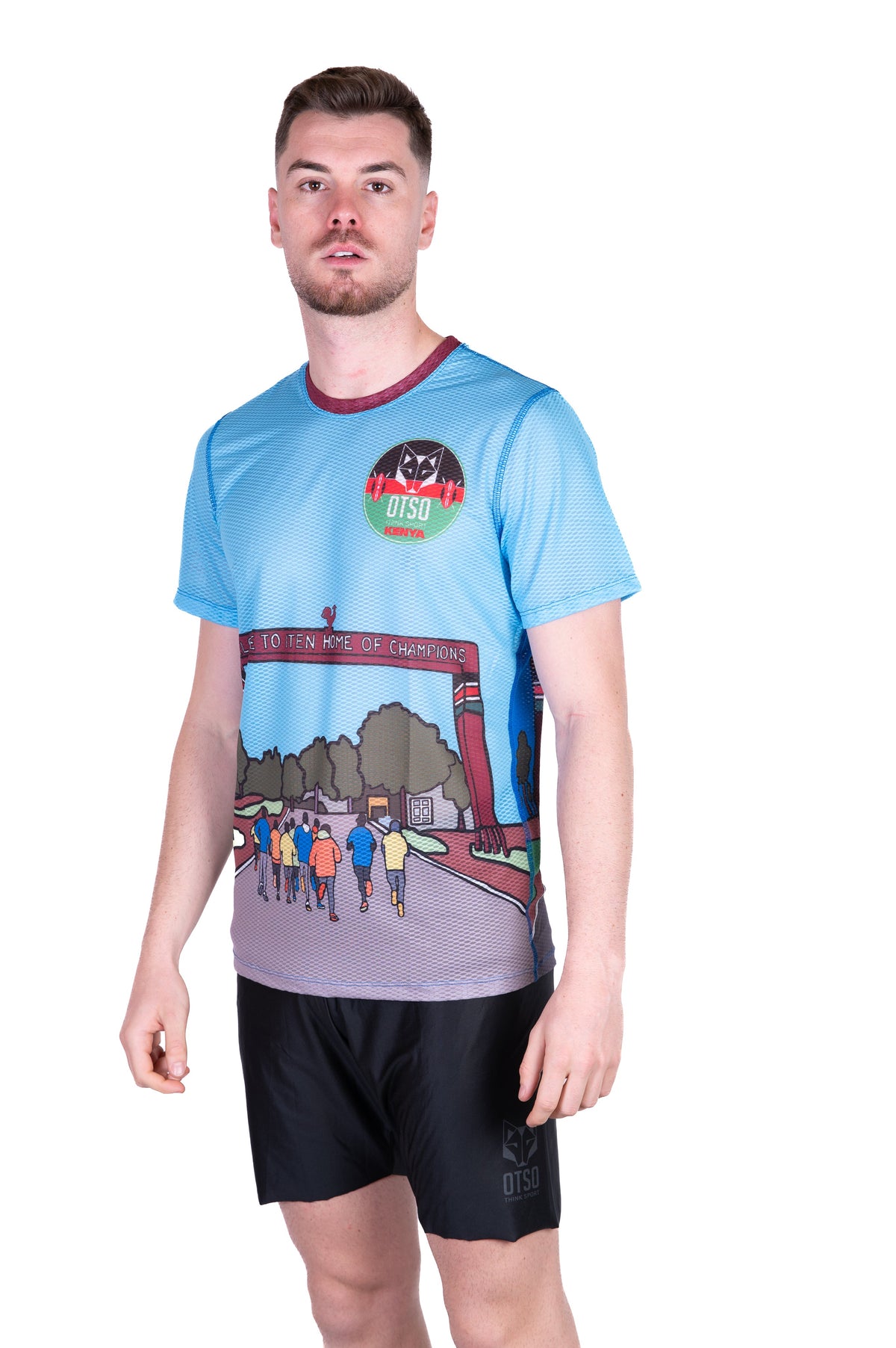 OTSO Herren Kurzarm-Funktionsshirt - Iten – Produktansicht 4