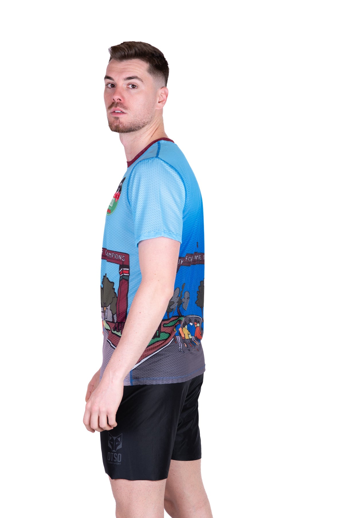 OTSO Herren Kurzarm-Funktionsshirt - Iten – Produktansicht 6