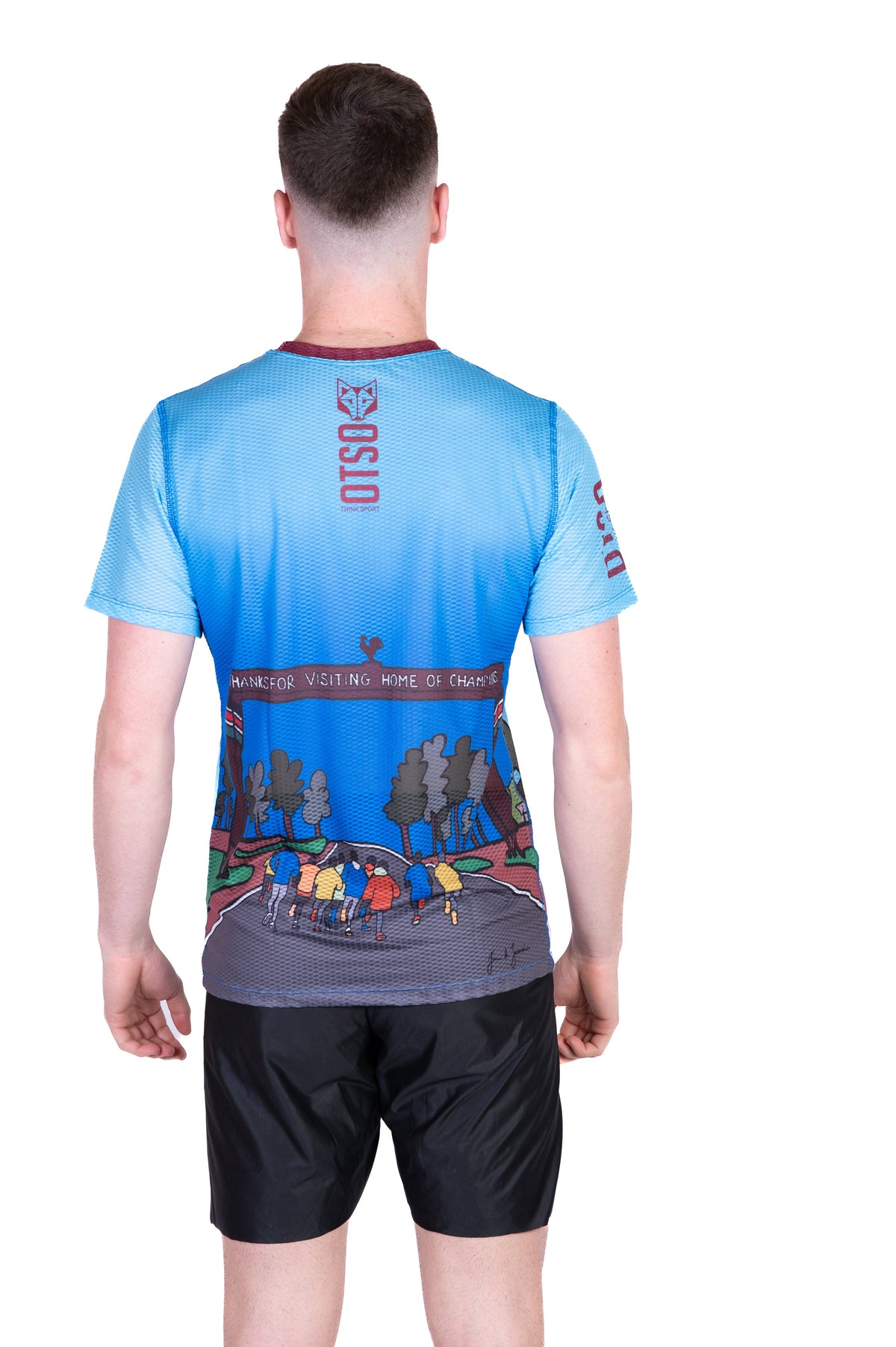 OTSO Herren Kurzarm-Funktionsshirt - Iten – Produktansicht 7