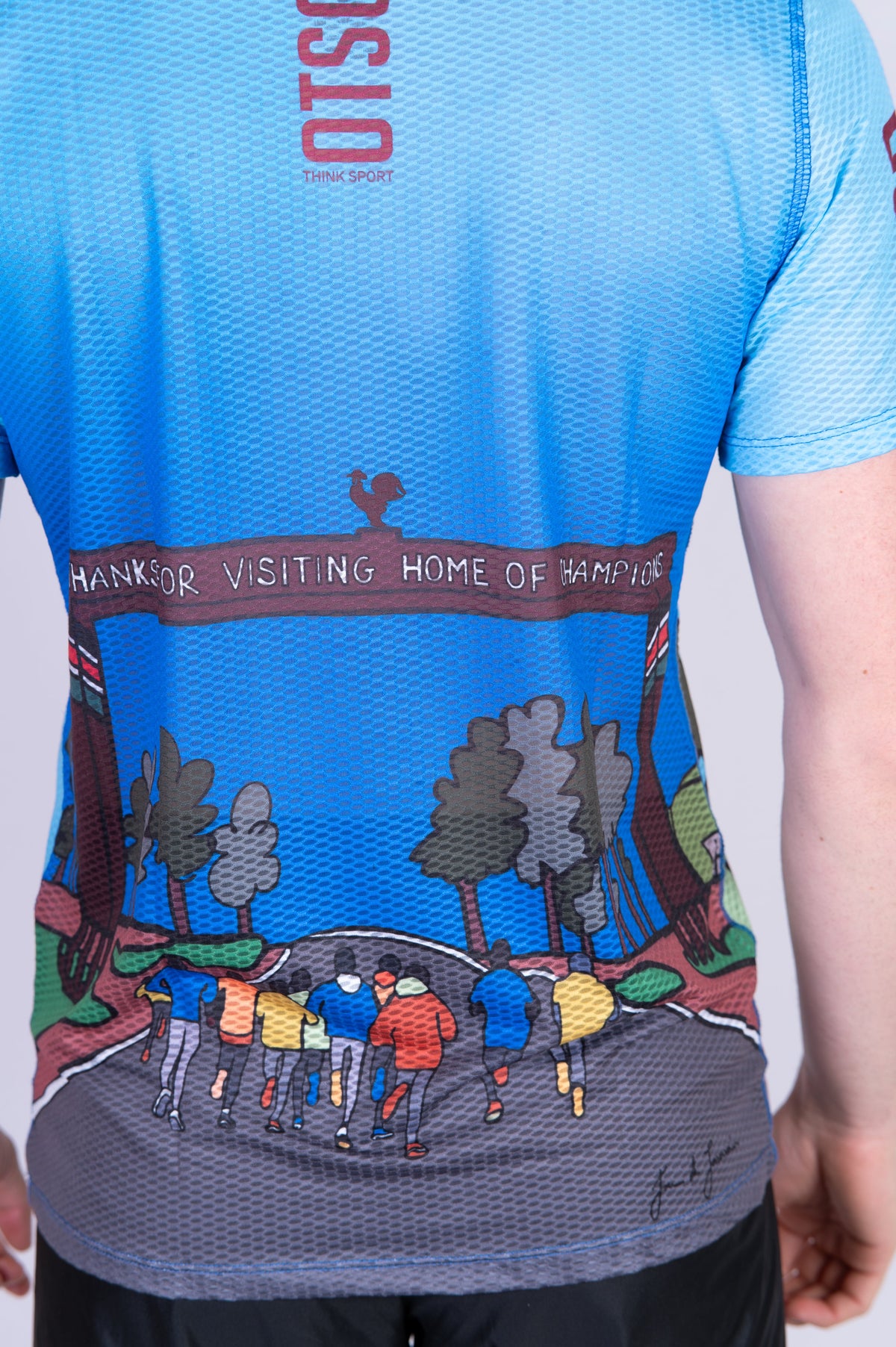 OTSO Herren Kurzarm-Funktionsshirt - Iten – Produktansicht 9
