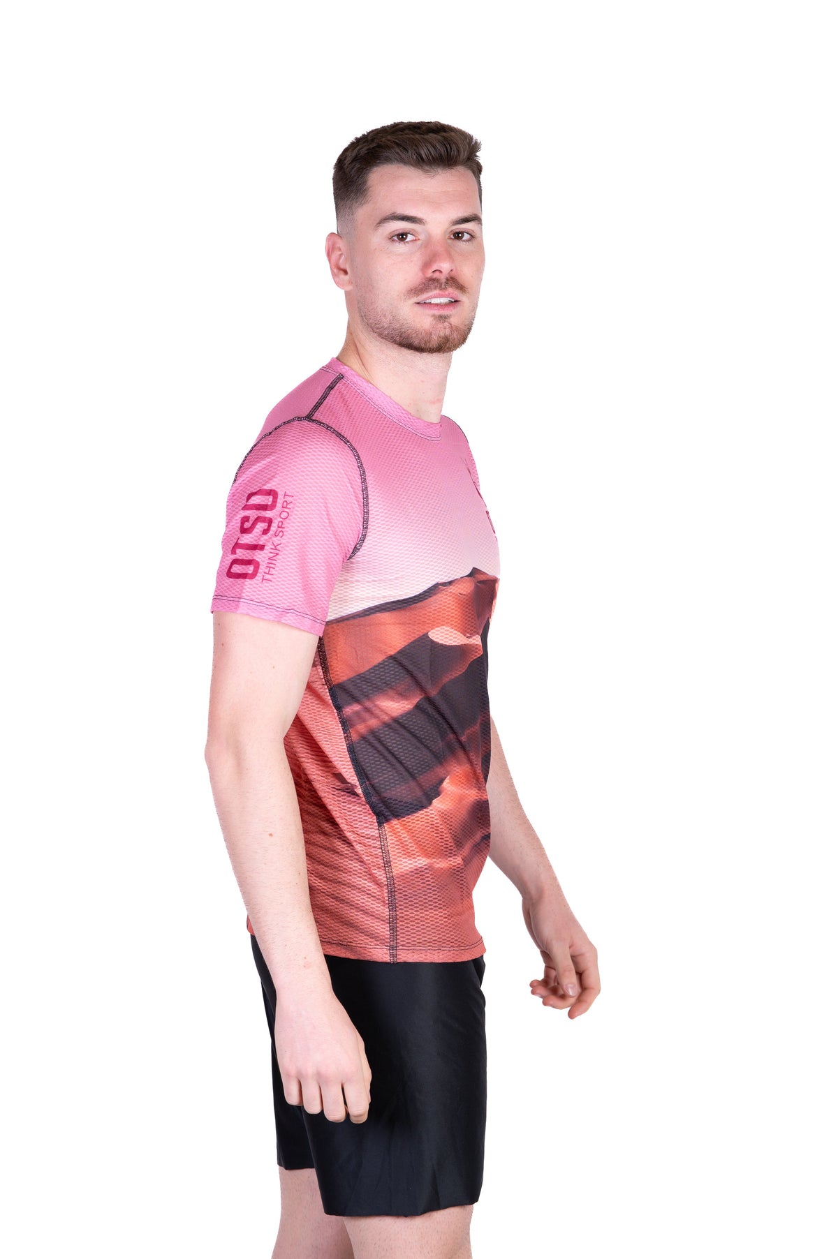 OTSO Herren Kurzarm-Funktionsshirt - Desert – Produktansicht 5