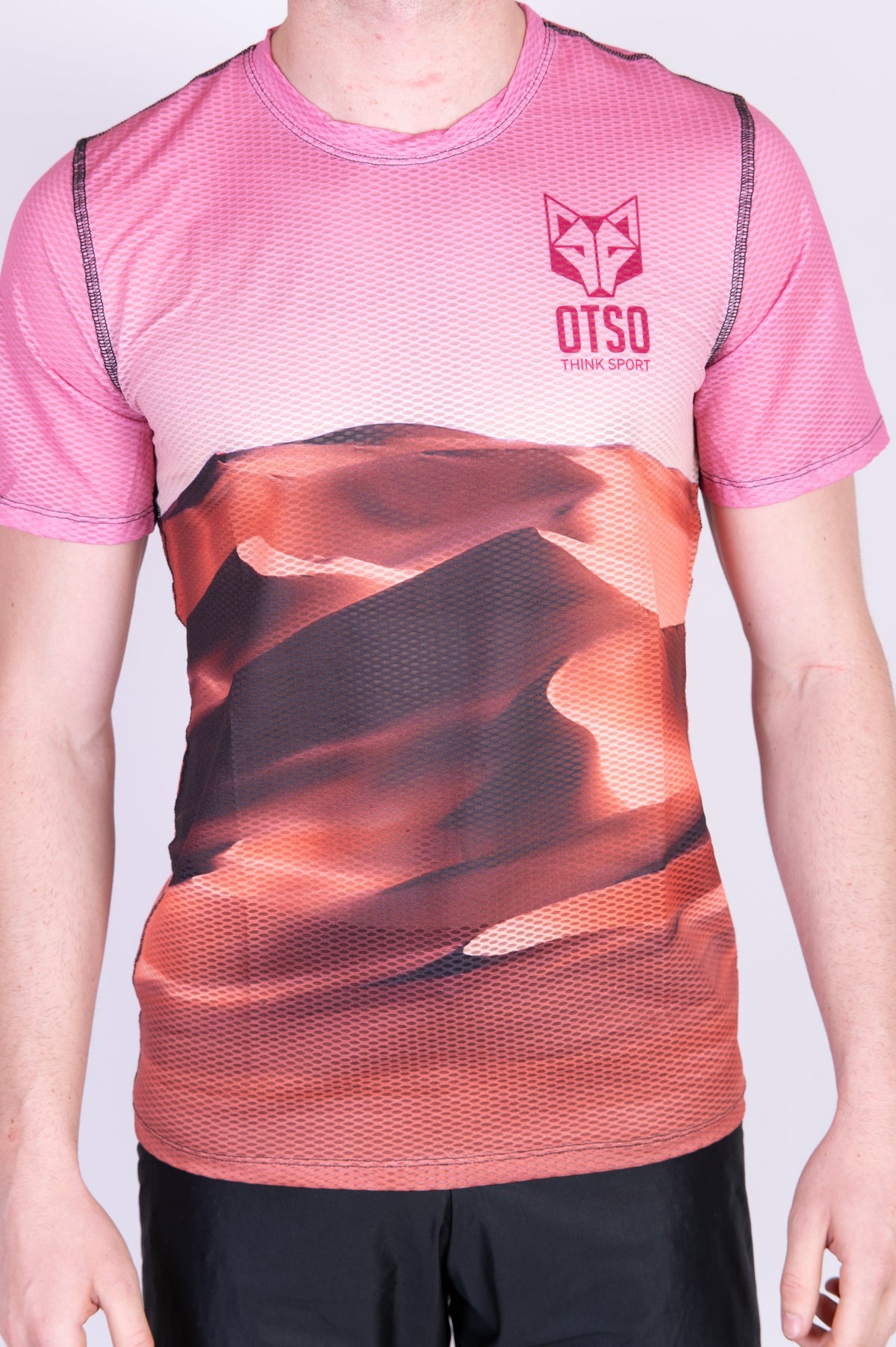 OTSO Herren Kurzarm-Funktionsshirt - Desert – Produktansicht 8