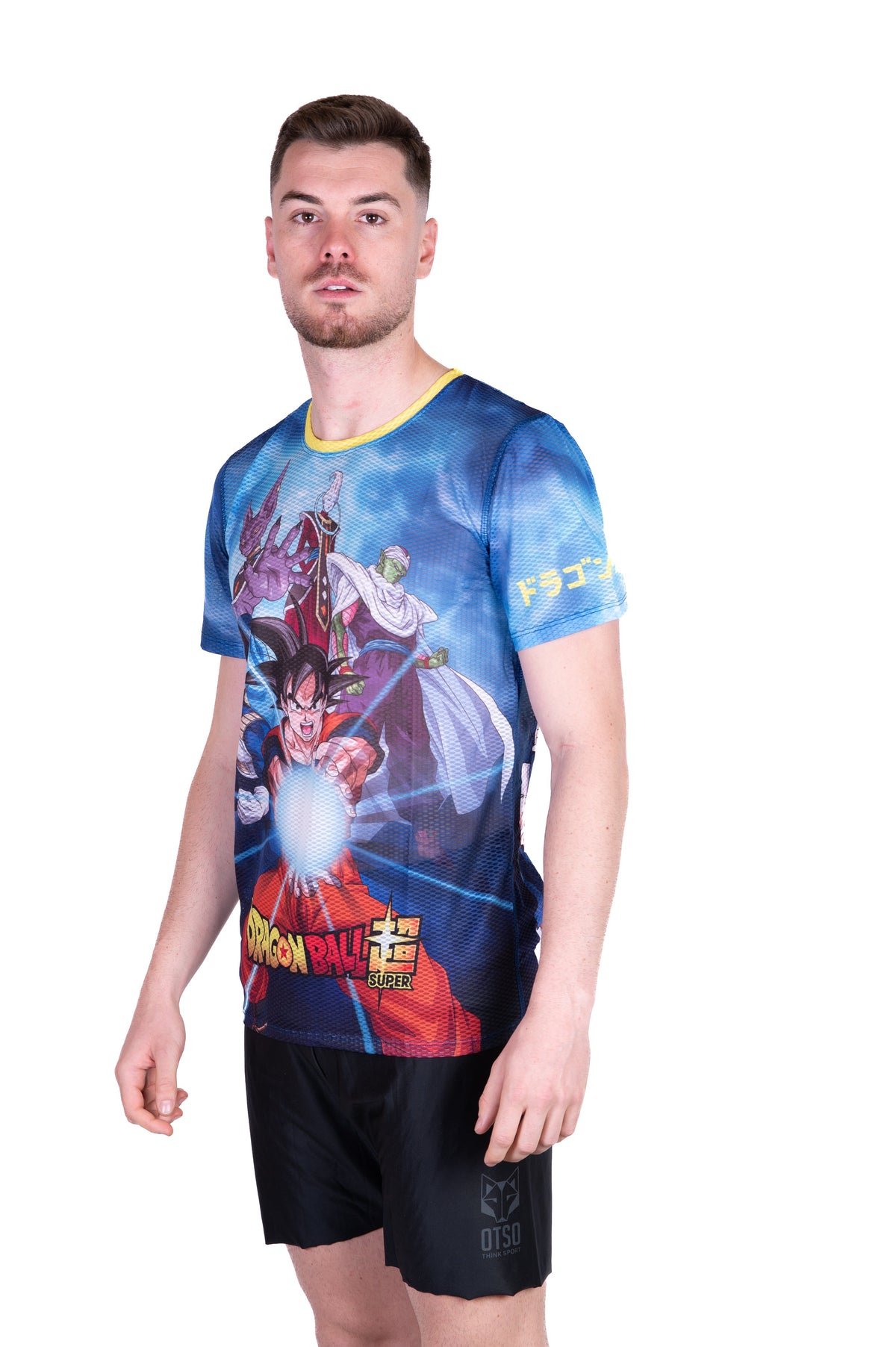OTSO Herren Kurzarm-Funktionsshirt - Dragon Ball Super Goku Vegeta – Produktansicht 4