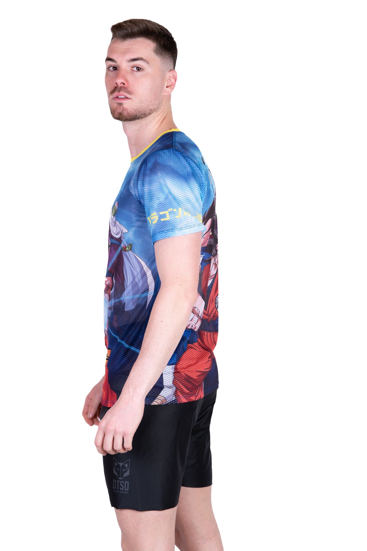 OTSO Herren Kurzarm-Funktionsshirt - Dragon Ball Super Goku Vegeta – Produktansicht 6