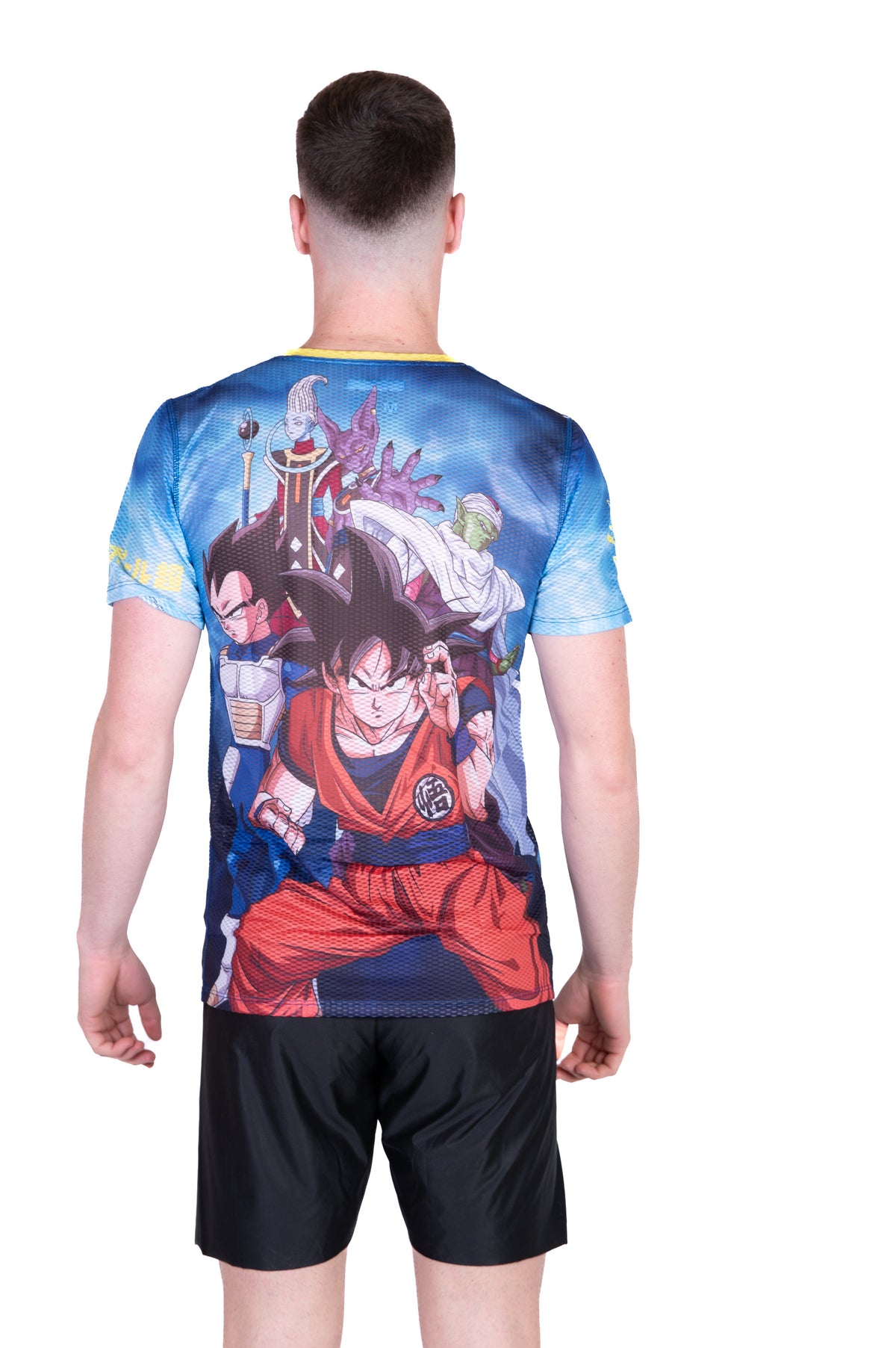 OTSO Herren Kurzarm-Funktionsshirt - Dragon Ball Super Goku Vegeta – Produktansicht 7