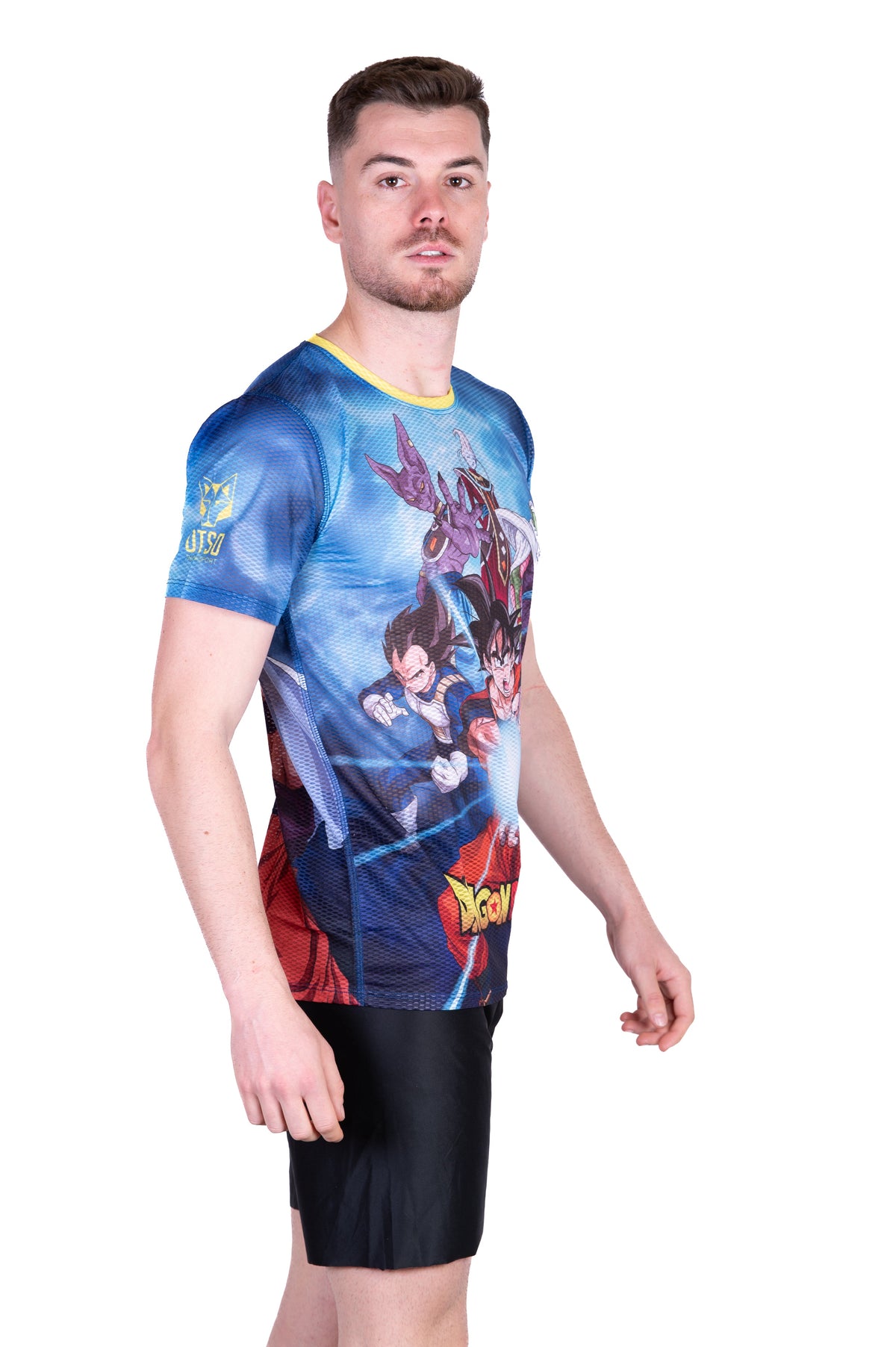 OTSO Herren Kurzarm-Funktionsshirt - Dragon Ball Super Goku Vegeta – Produktansicht 5