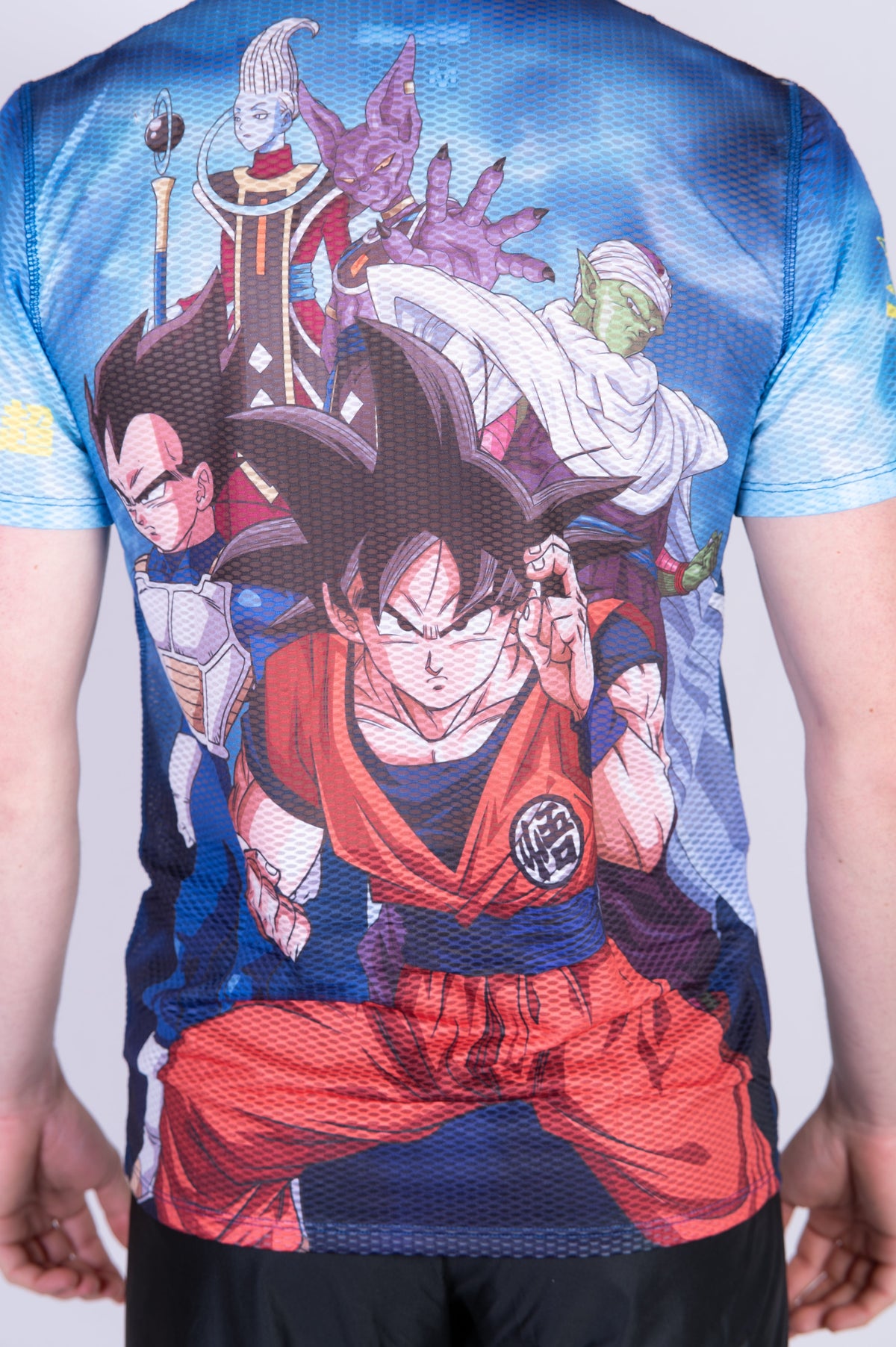OTSO Herren Kurzarm-Funktionsshirt - Dragon Ball Super Goku Vegeta – Produktansicht 9