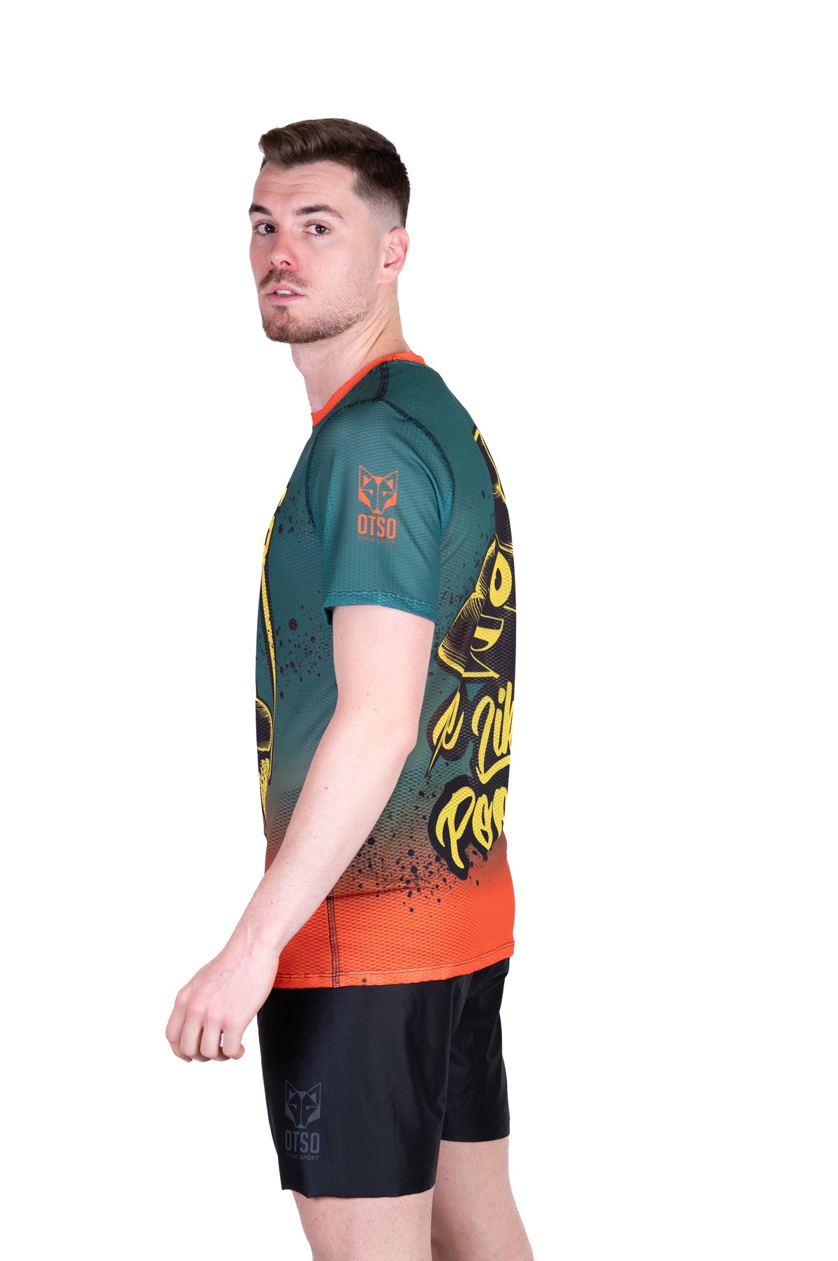 OTSO Herren Kurzarm-Funktionsshirt - Emoji Be like Poo – Produktansicht 6
