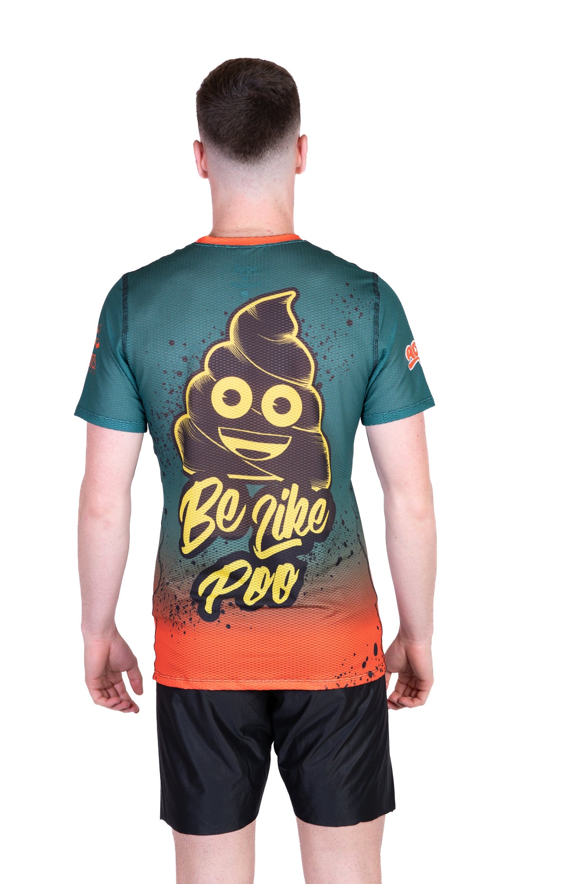 OTSO Herren Kurzarm-Funktionsshirt - Emoji Be like Poo – Produktansicht 7