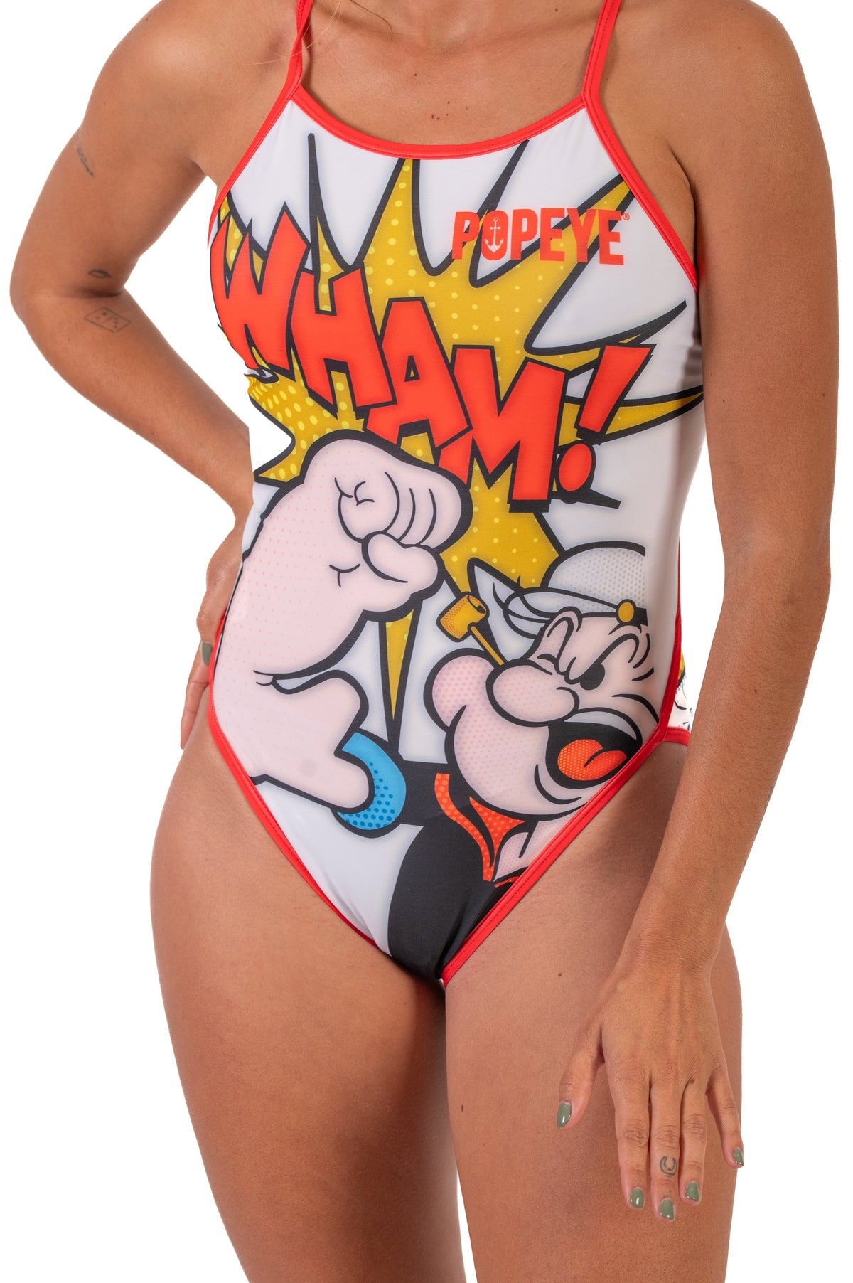 OTSO Damen Badeanzug - Popeye Pop Art – Produktansicht 8