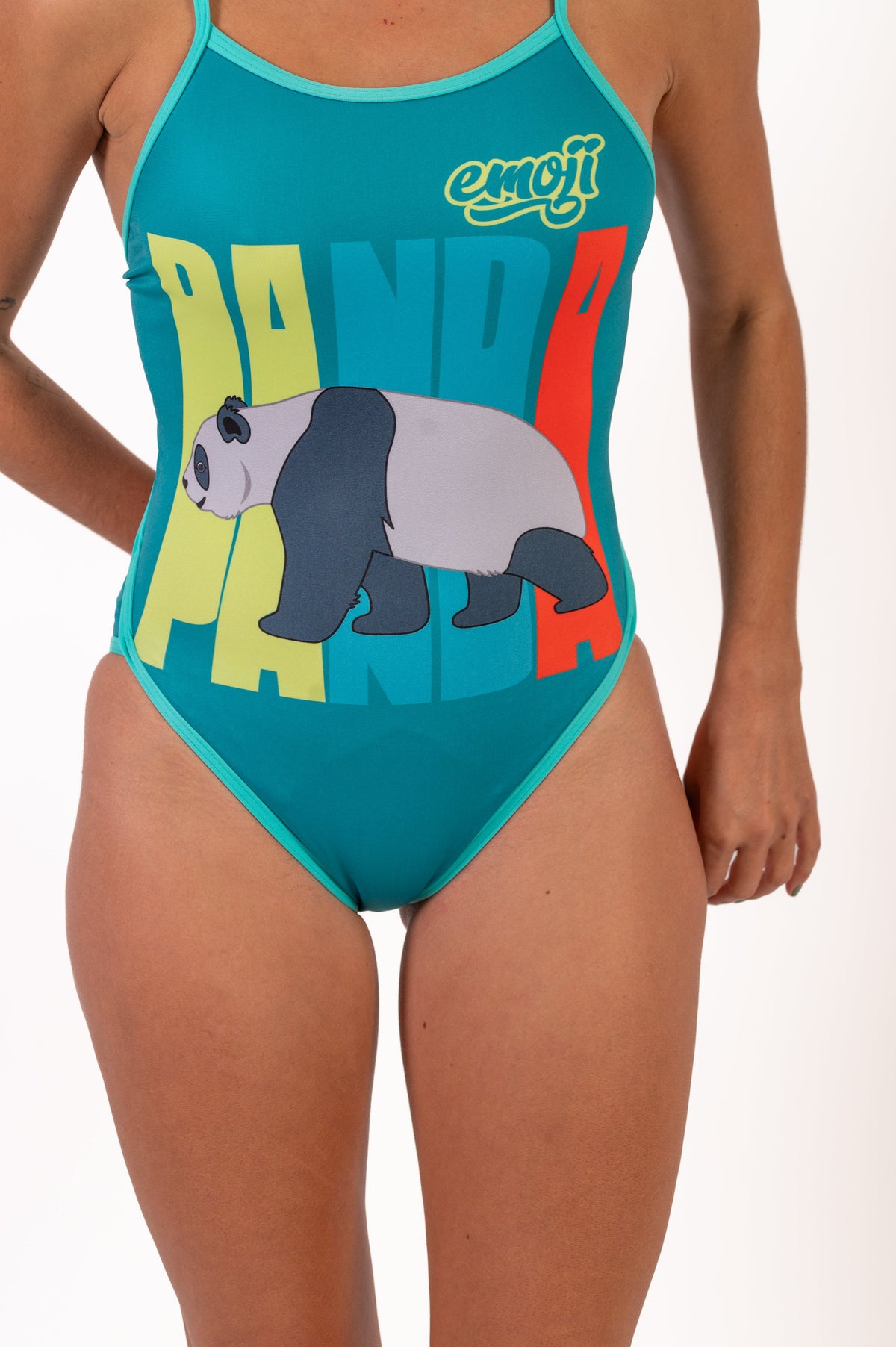 OTSO Damen Badeanzug - Emoji Panda – Produktansicht 7
