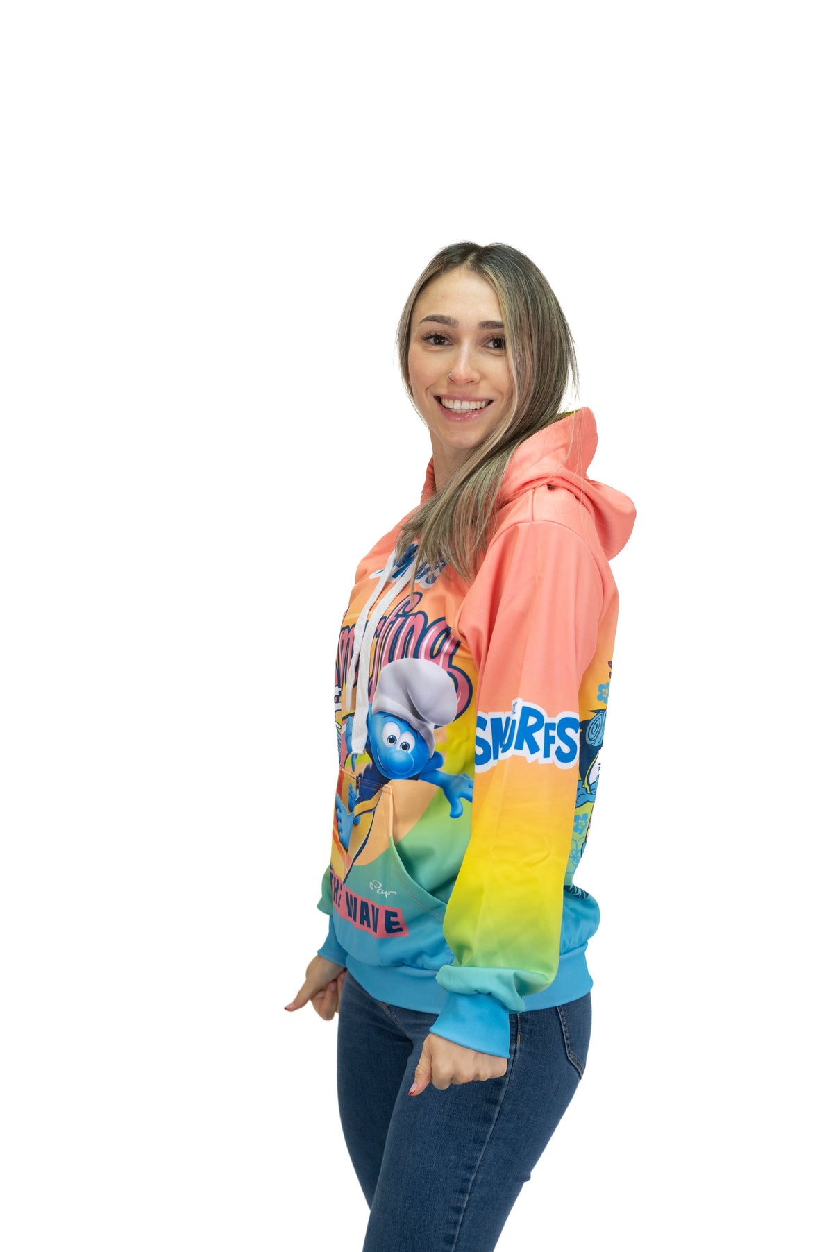 OTSO Hoodie - Smurfs Smurfing Men – Produktansicht 14