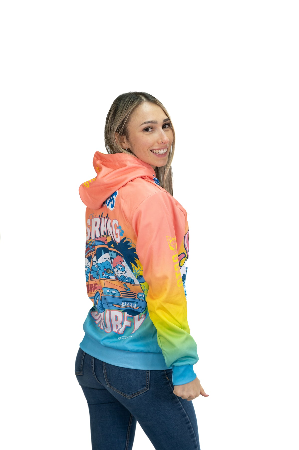 OTSO Hoodie - Smurfs Smurfing Men – Produktansicht 16