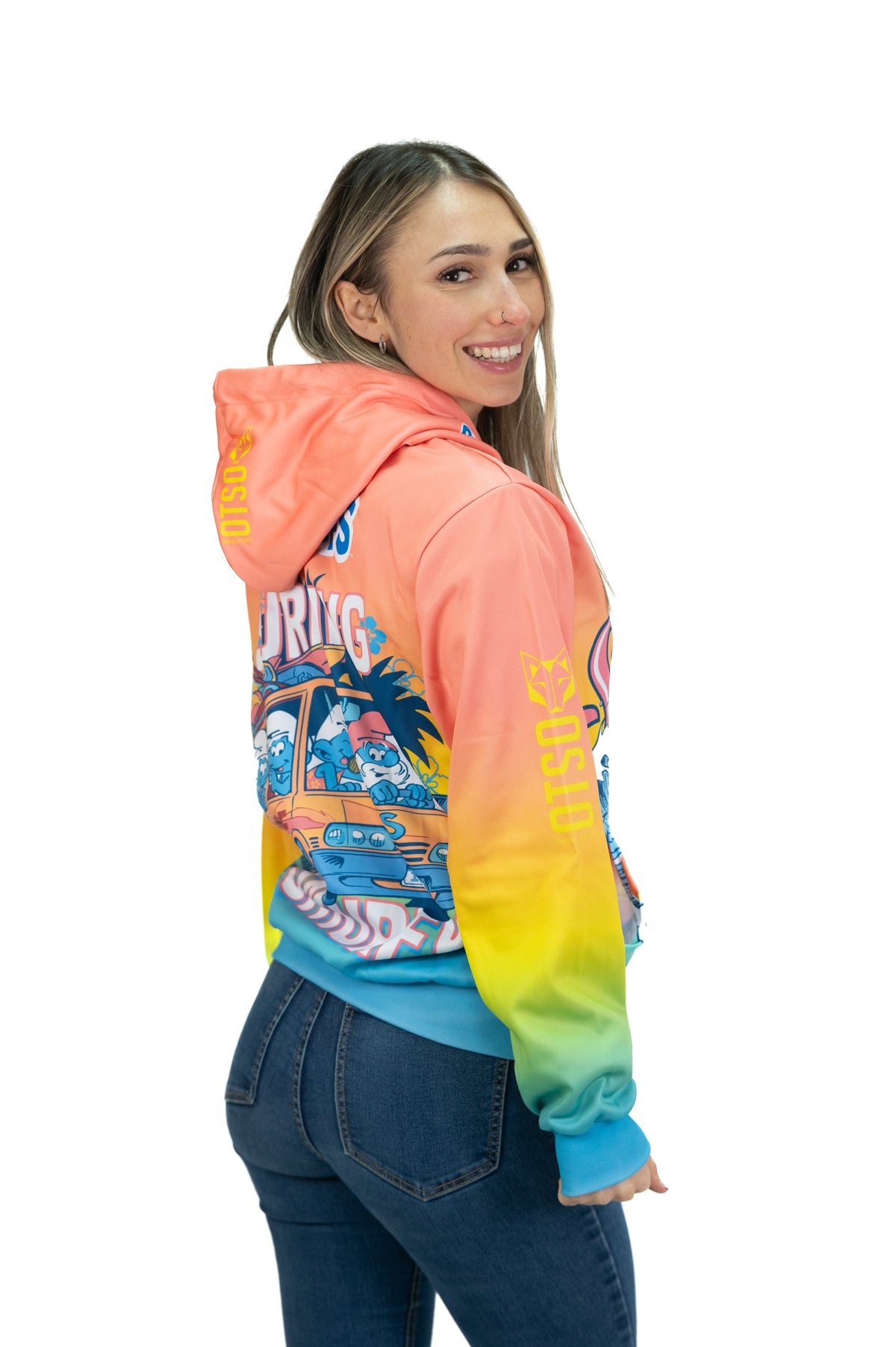 OTSO Hoodie - Smurfs Smurfing Women – Produktansicht 6