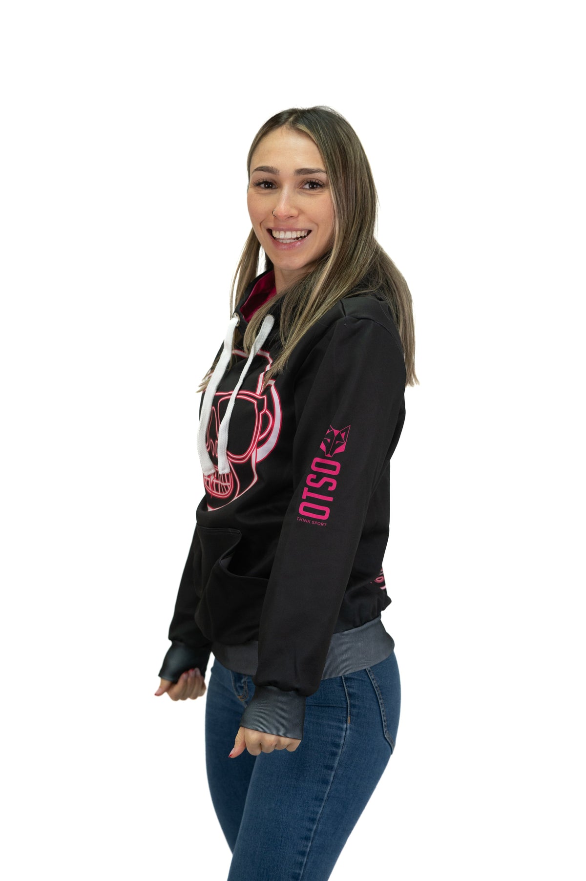 OTSO Hoodie - Emoji Monkey Neon – Produktansicht 14