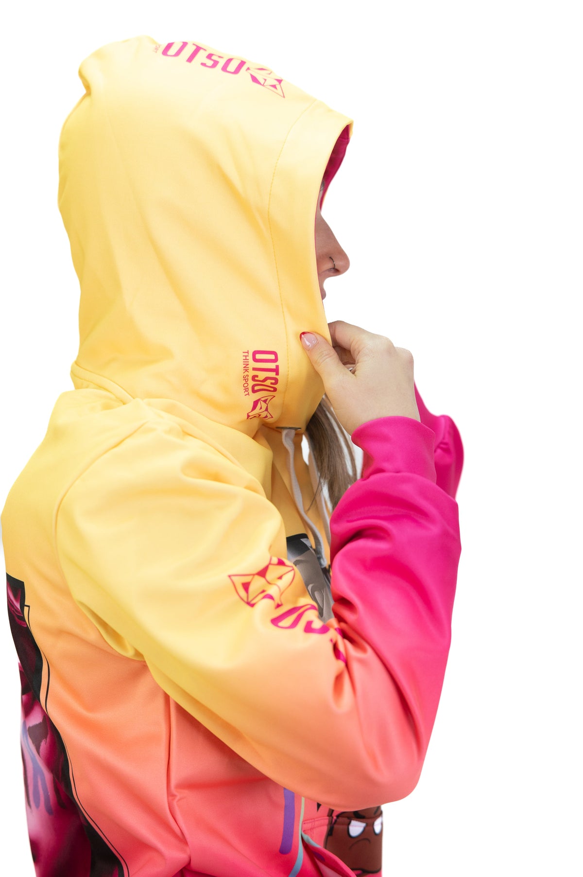 OTSO Hoodie - Emoji Glow-Up – Produktansicht 10
