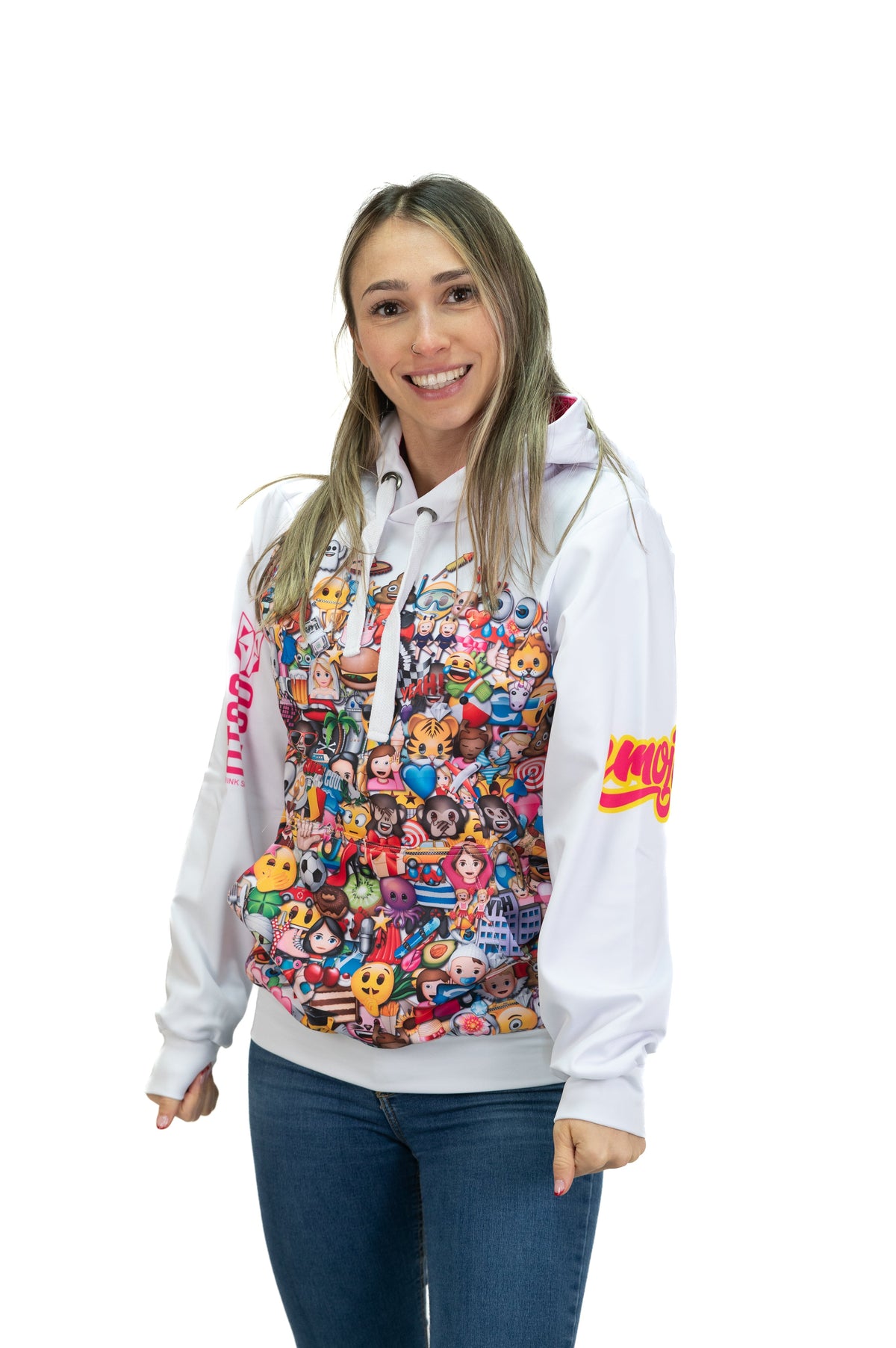 OTSO Hoodie - Emoji Big Wave – Produktansicht 4