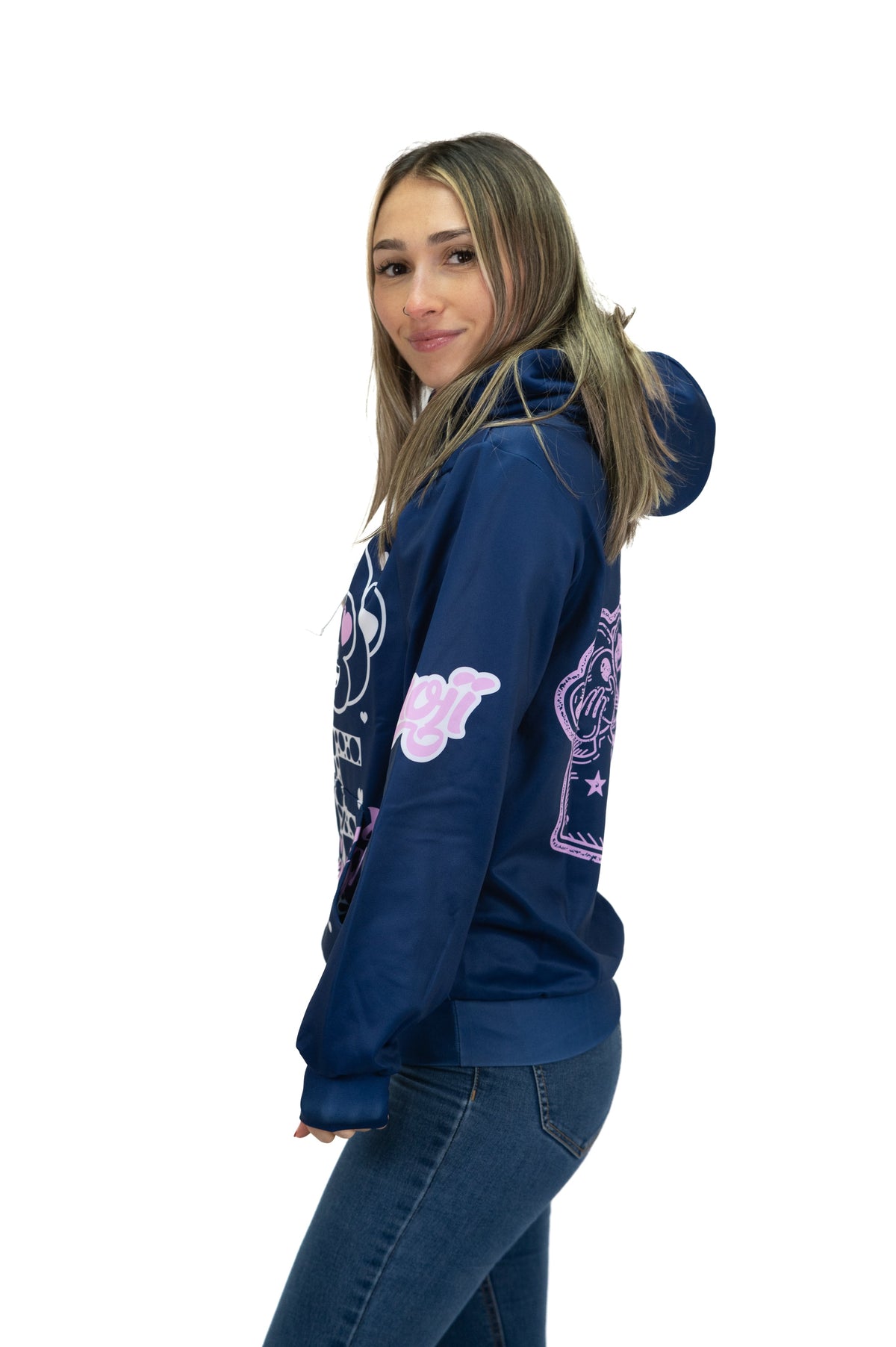 OTSO Hoodie - Emoji Love First – Produktansicht 5