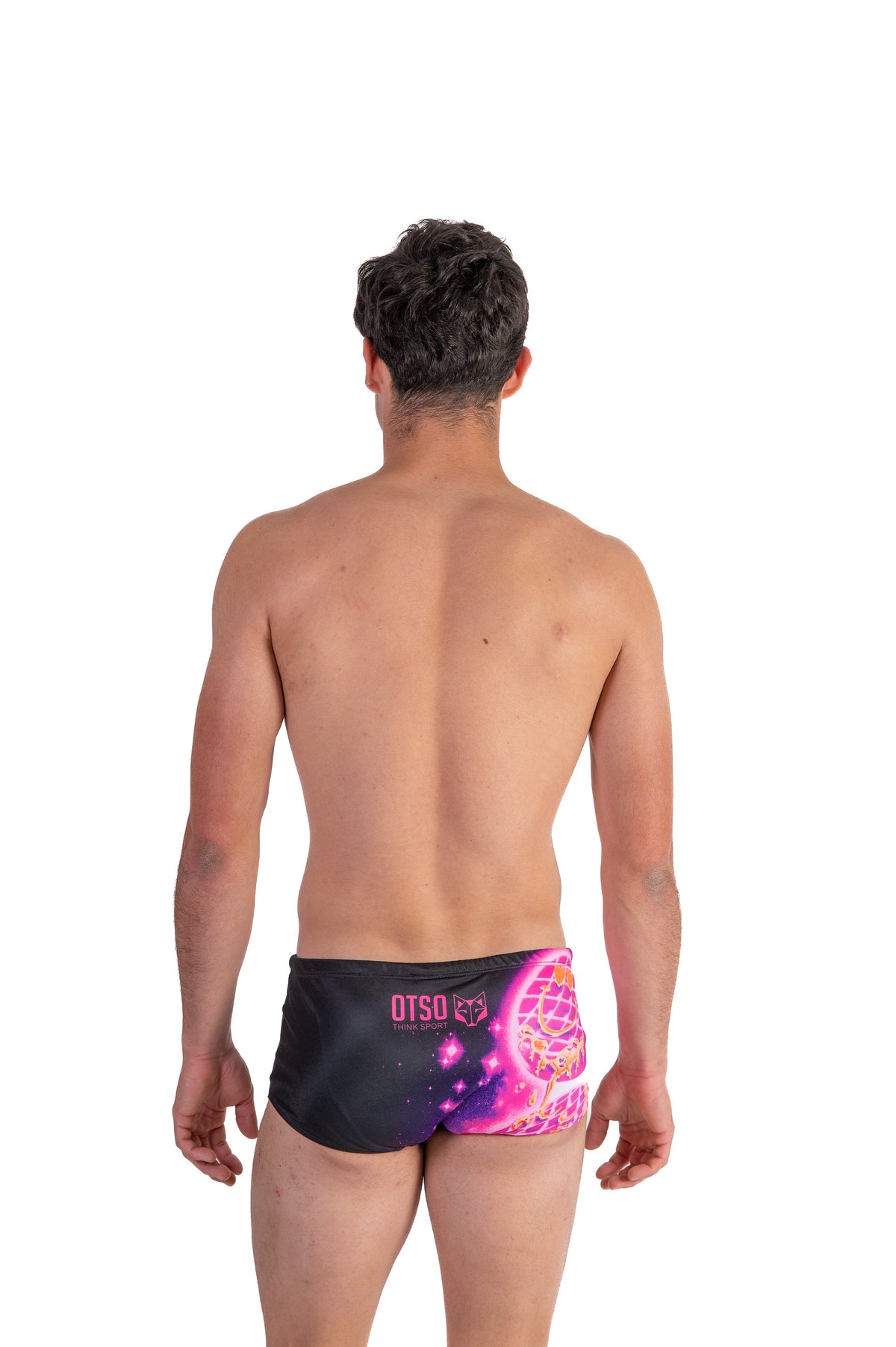 OTSO Herren Badehose Trunk - S.W.Smiley Concrete Canvas Toaster – Produktansicht 7