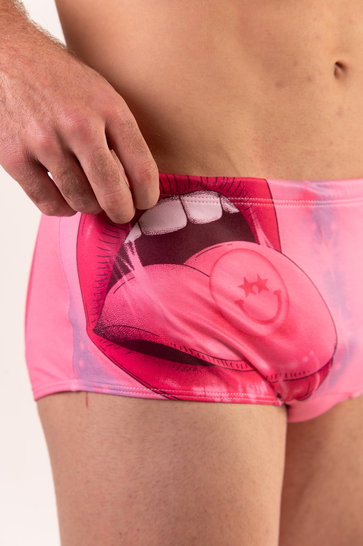 OTSO Herren Badehose Trunk - S.W.Smiley Hella Good – Produktansicht 9
