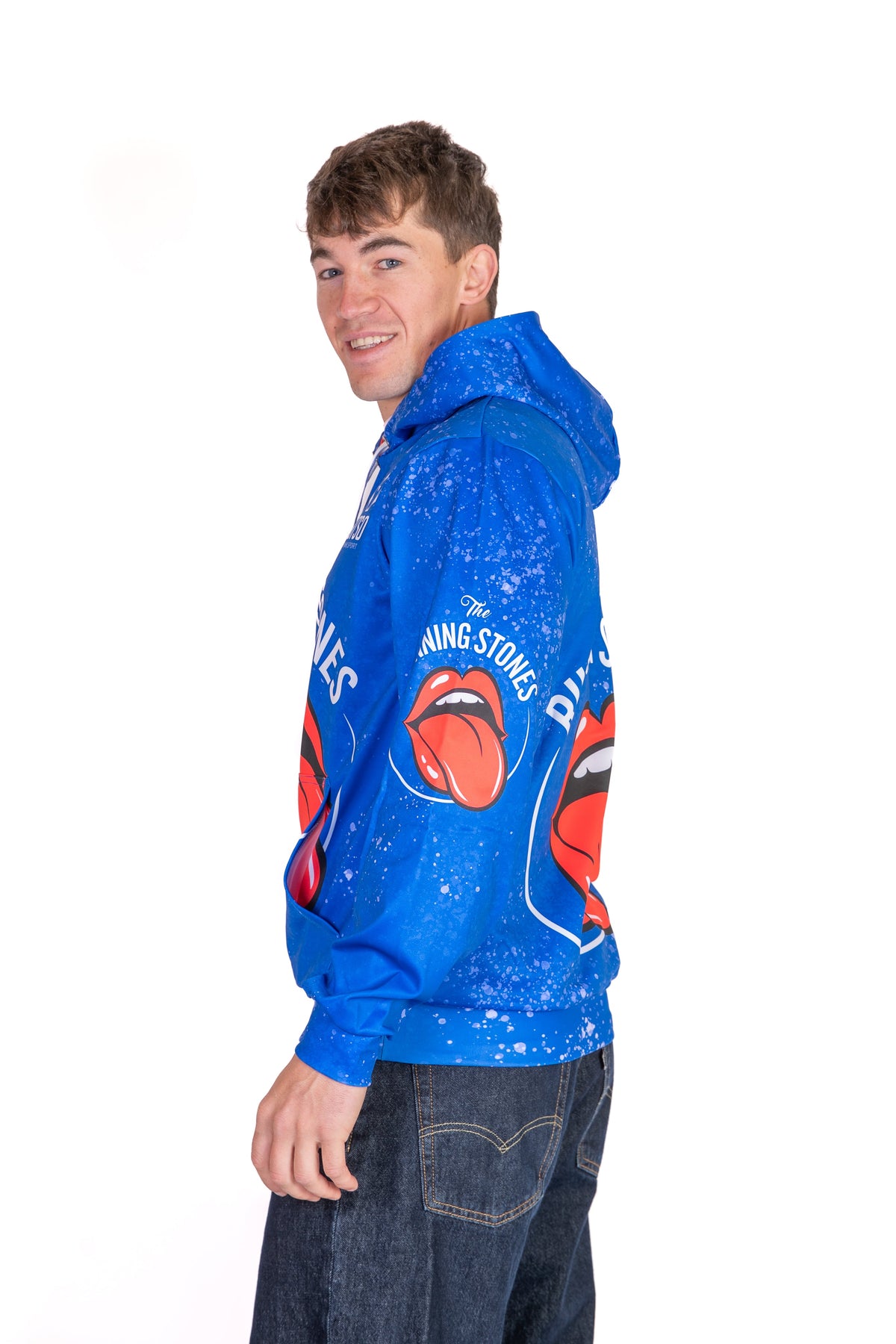 OTSO Hoodie - Running Stones Blue – Produktansicht 7