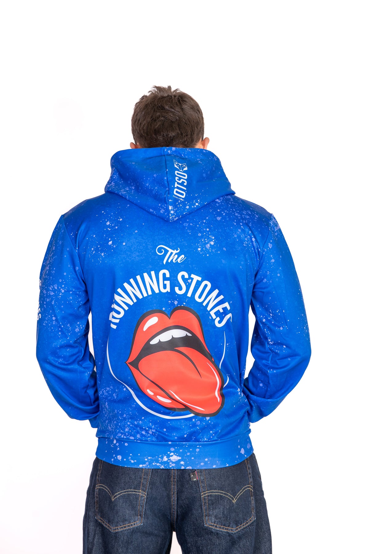 OTSO Hoodie - Running Stones Blue – Produktansicht 8