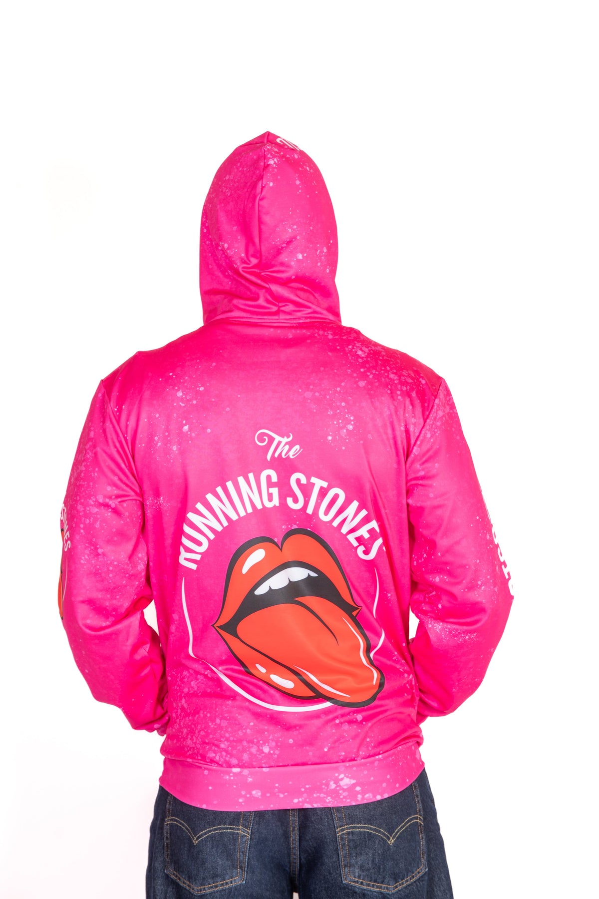 OTSO Hoodie - Running Stones Pink – Produktansicht 17