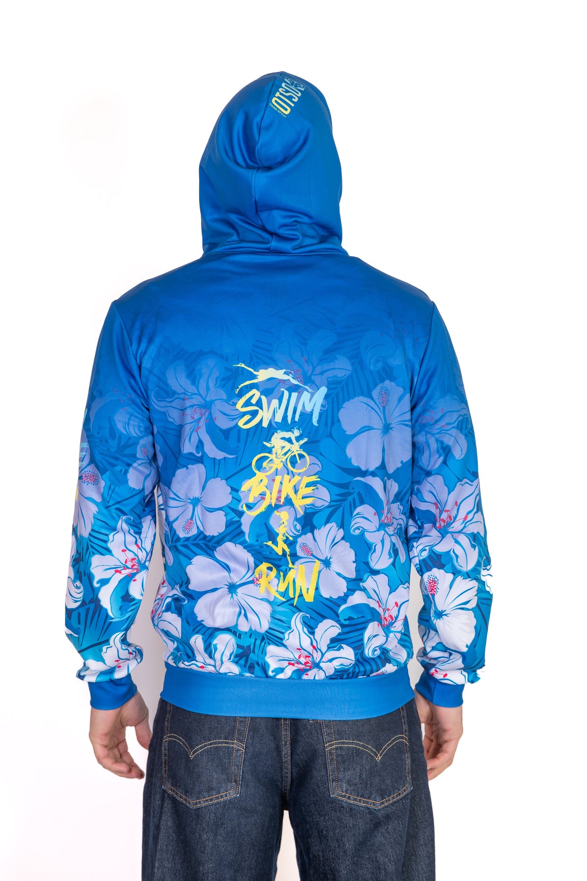 OTSO Hoodie - Swim Bike Run Flower – Produktansicht 8
