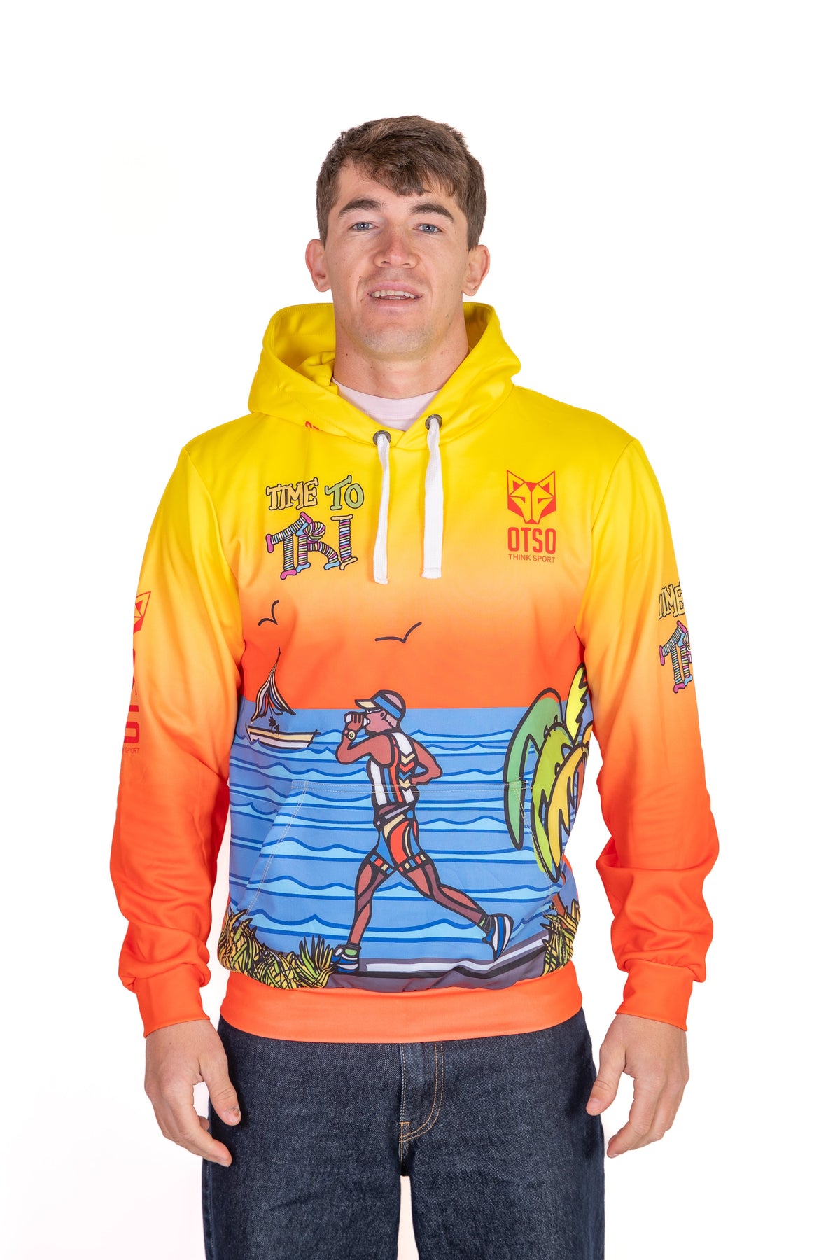 OTSO Hoodie - Time to tri Man Run – Produktansicht 4