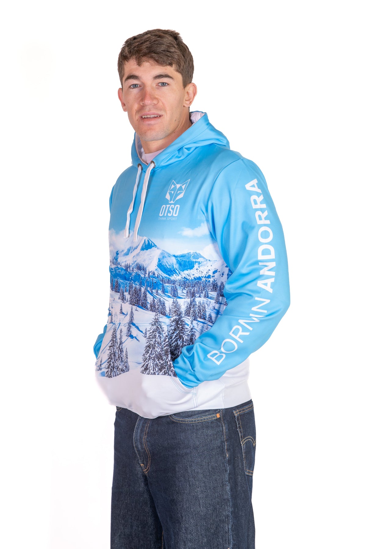 OTSO Hoodie - Snow Forest – Produktansicht 5