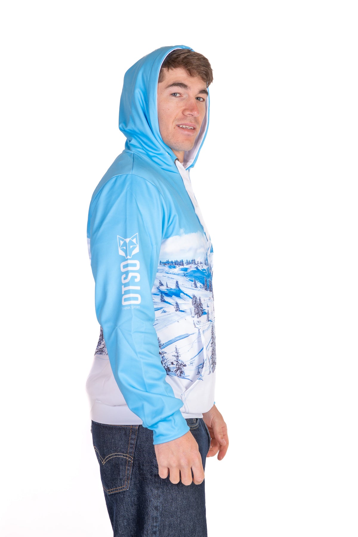 OTSO Hoodie - Snow Forest – Produktansicht 6