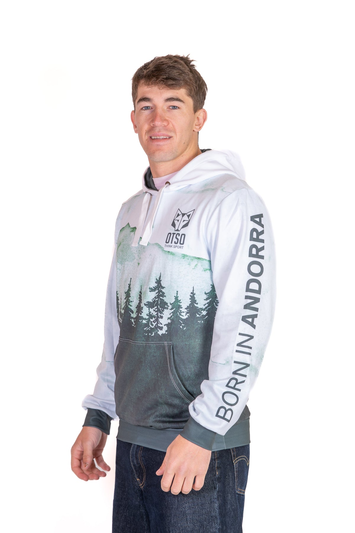 OTSO Hoodie - Green Forest – Produktansicht 5