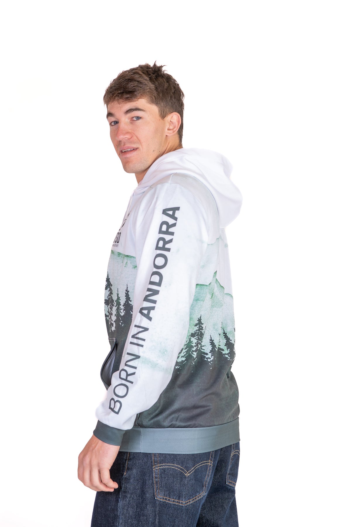 OTSO Hoodie - Green Forest – Produktansicht 6