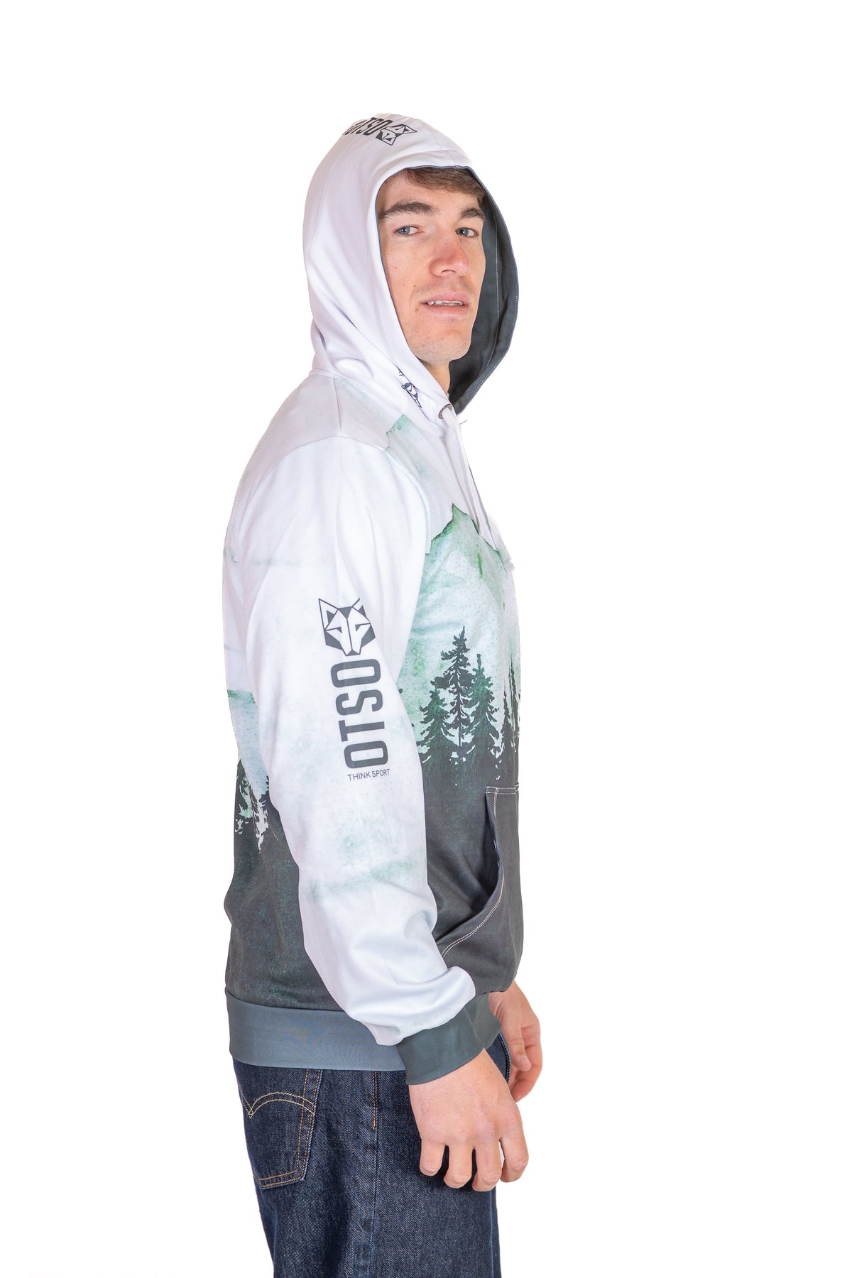 OTSO Hoodie - Green Forest – Produktansicht 7