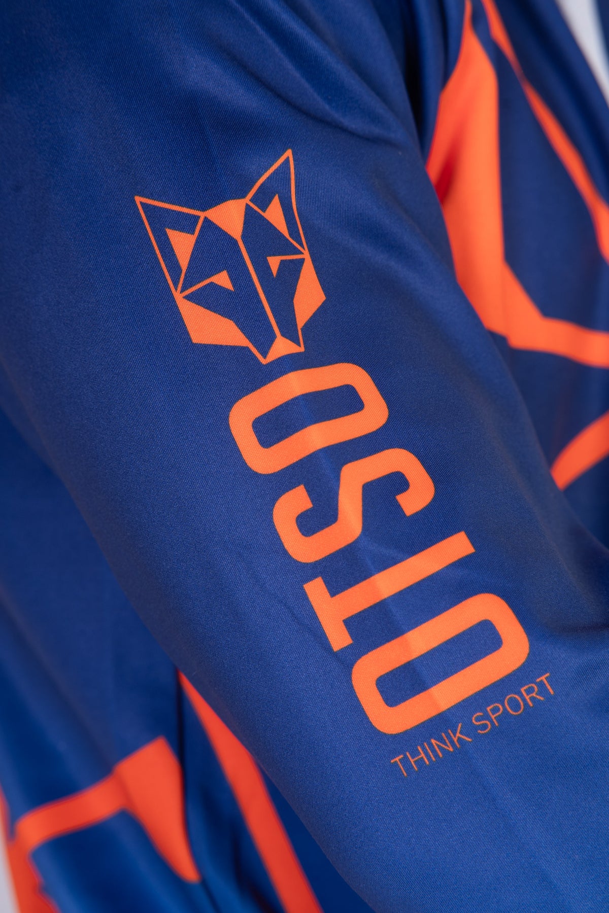 OTSO Hoodie - Navy Blue & Fluo Orange Otso – Produktansicht 12