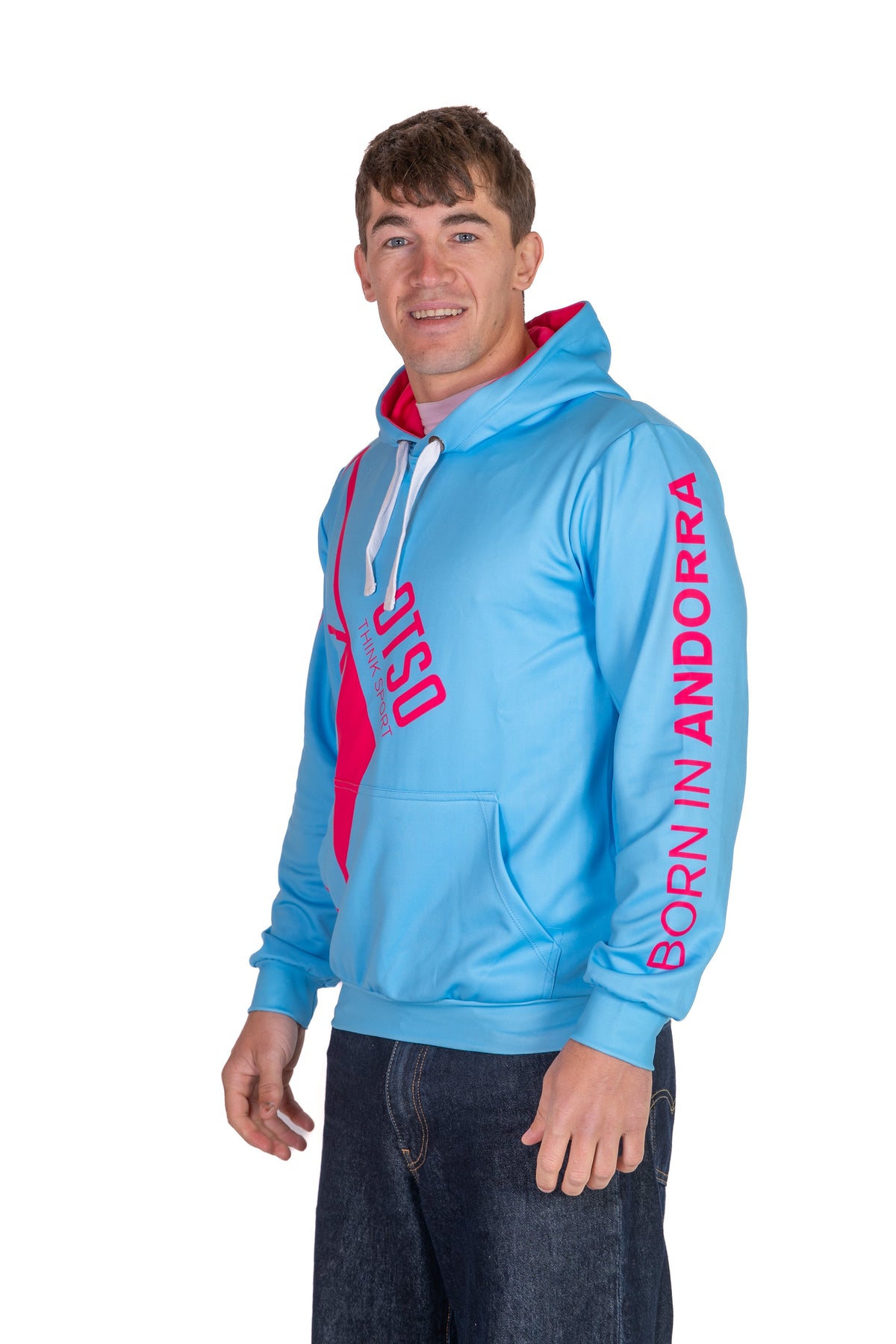 OTSO Hoodie - Light Blue & Pink – Produktansicht 7