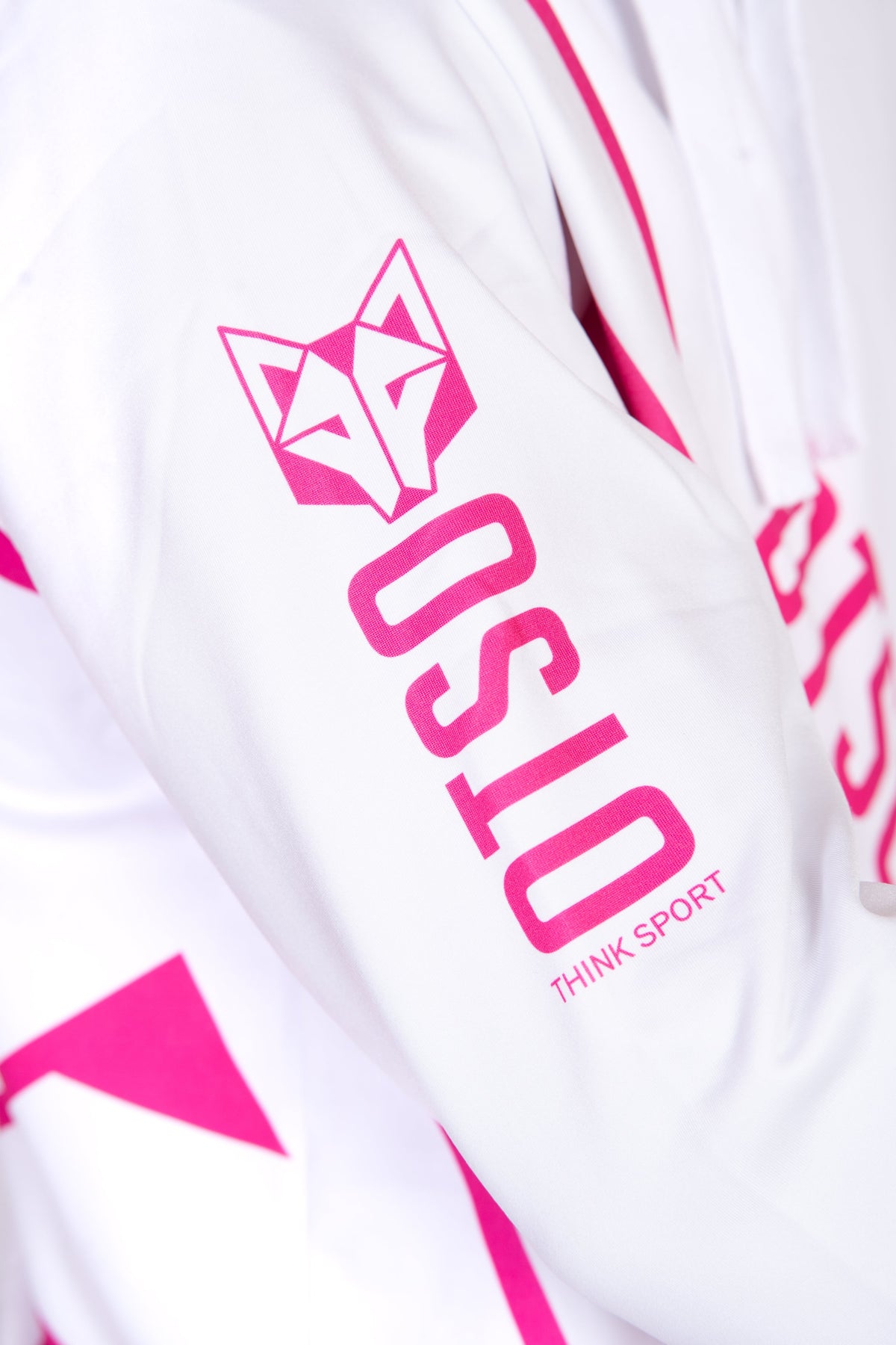 OTSO Hoodie - White & Fluo Pink Otso – Produktansicht 10