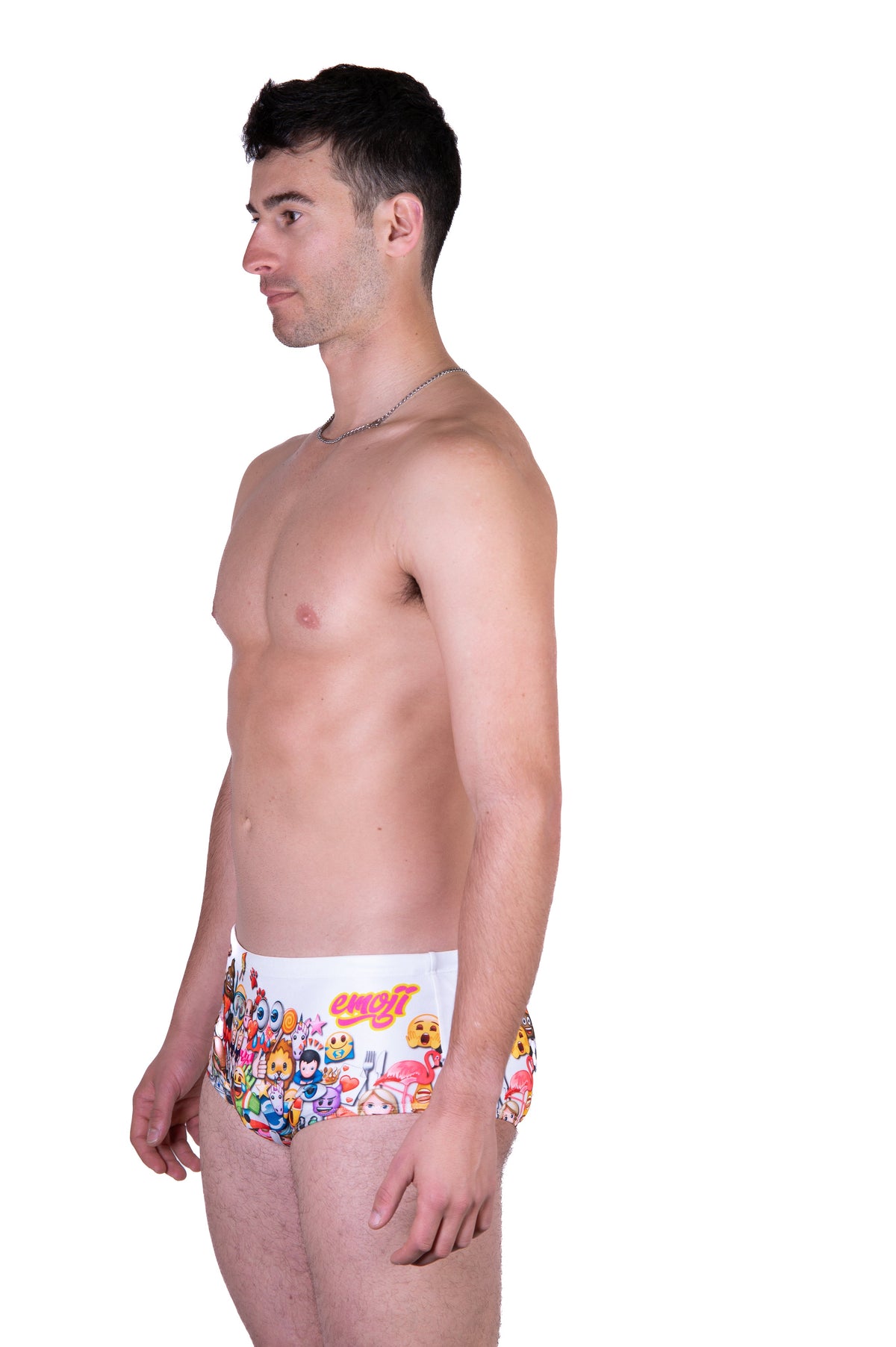 OTSO Herren Badehose Trunk - Emoji Big Wave – Produktansicht 6