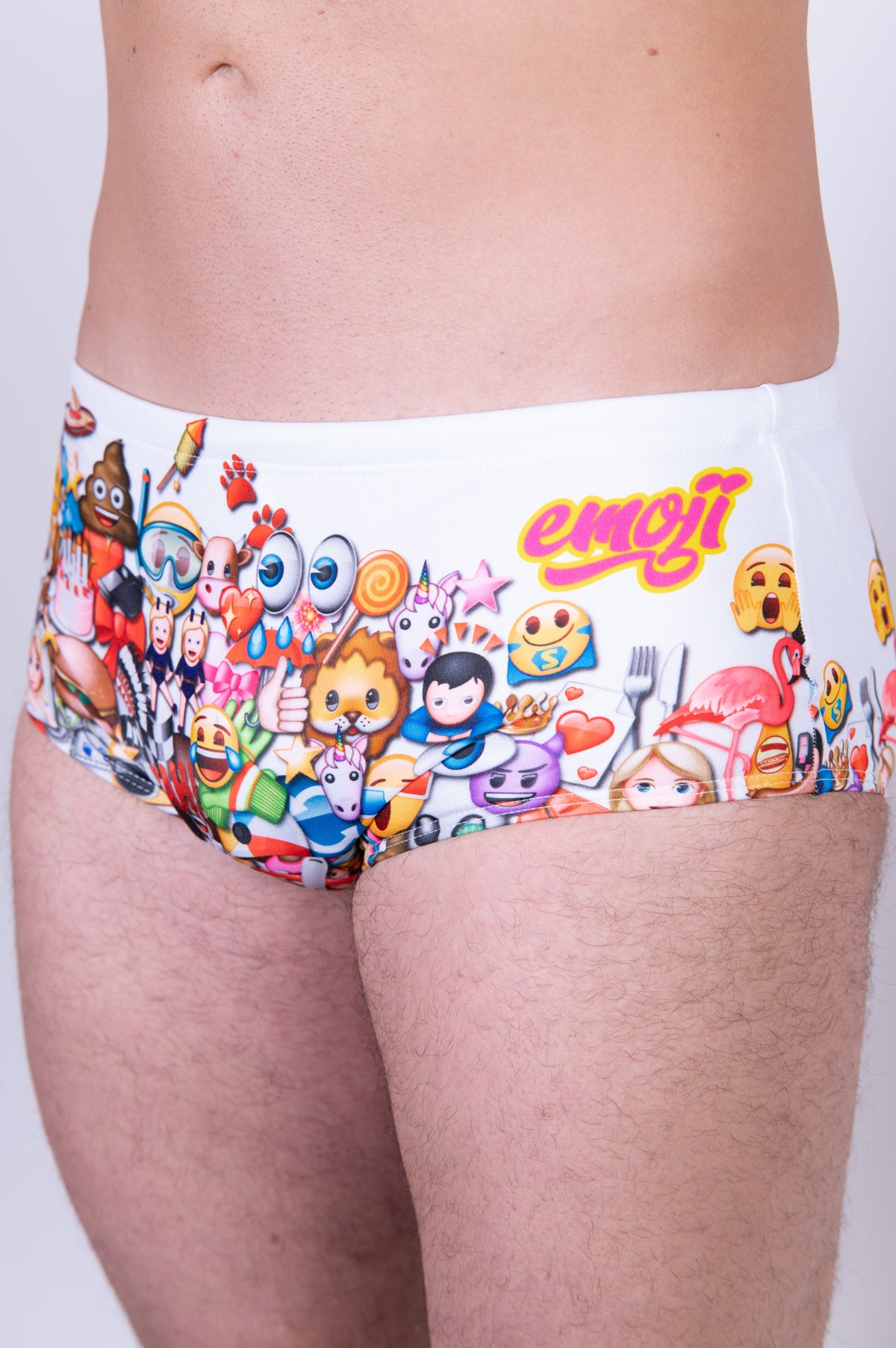 OTSO Herren Badehose Trunk - Emoji Big Wave – Produktansicht 10