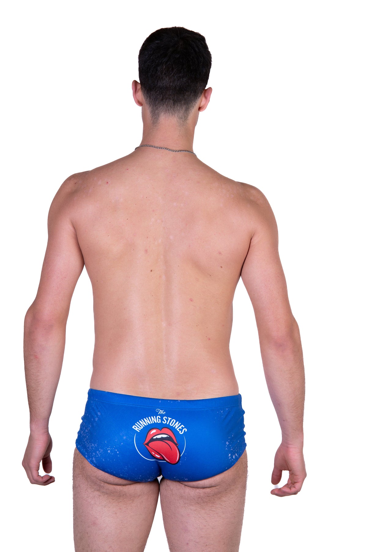 OTSO Herren Badehose Trunk - Running Stones Blue – Produktansicht 8