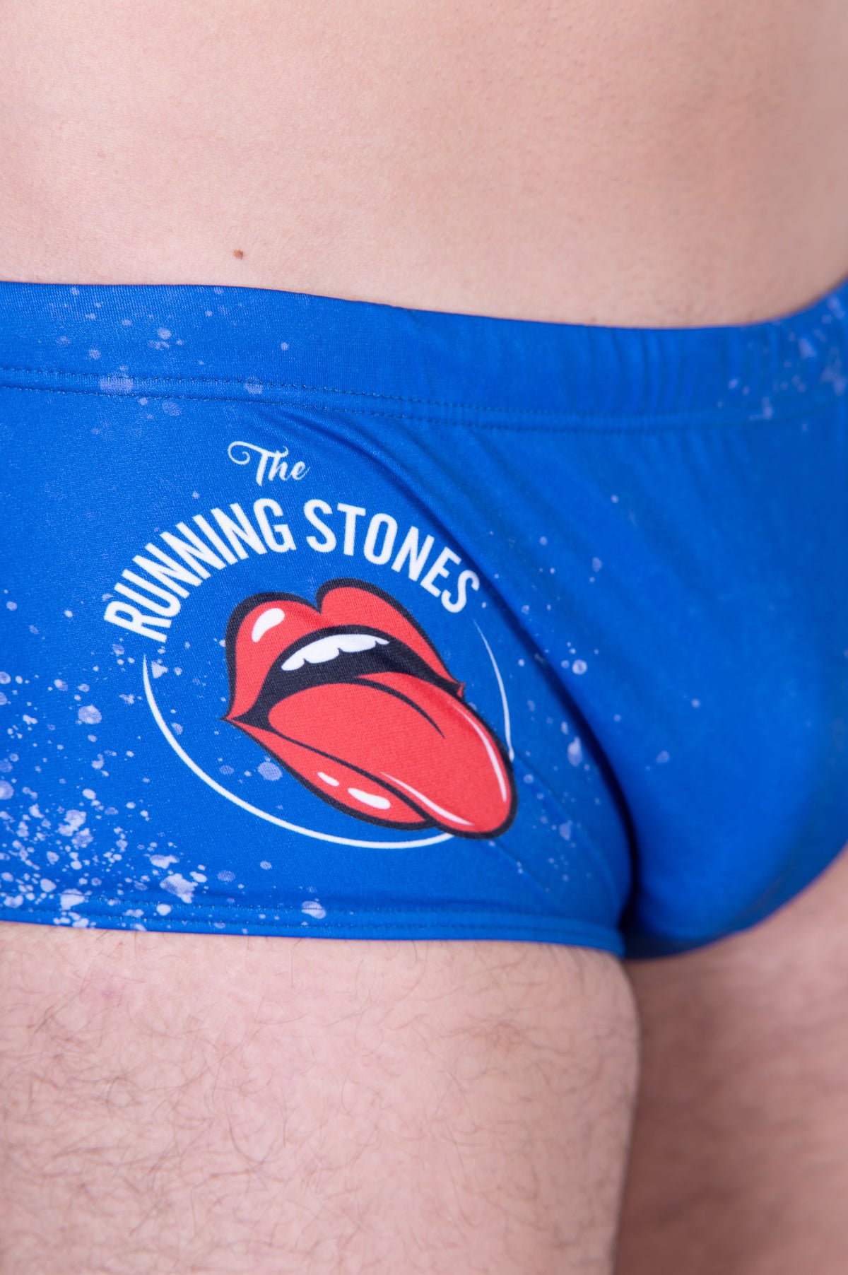 OTSO Herren Badehose Trunk - Running Stones Blue – Produktansicht 9